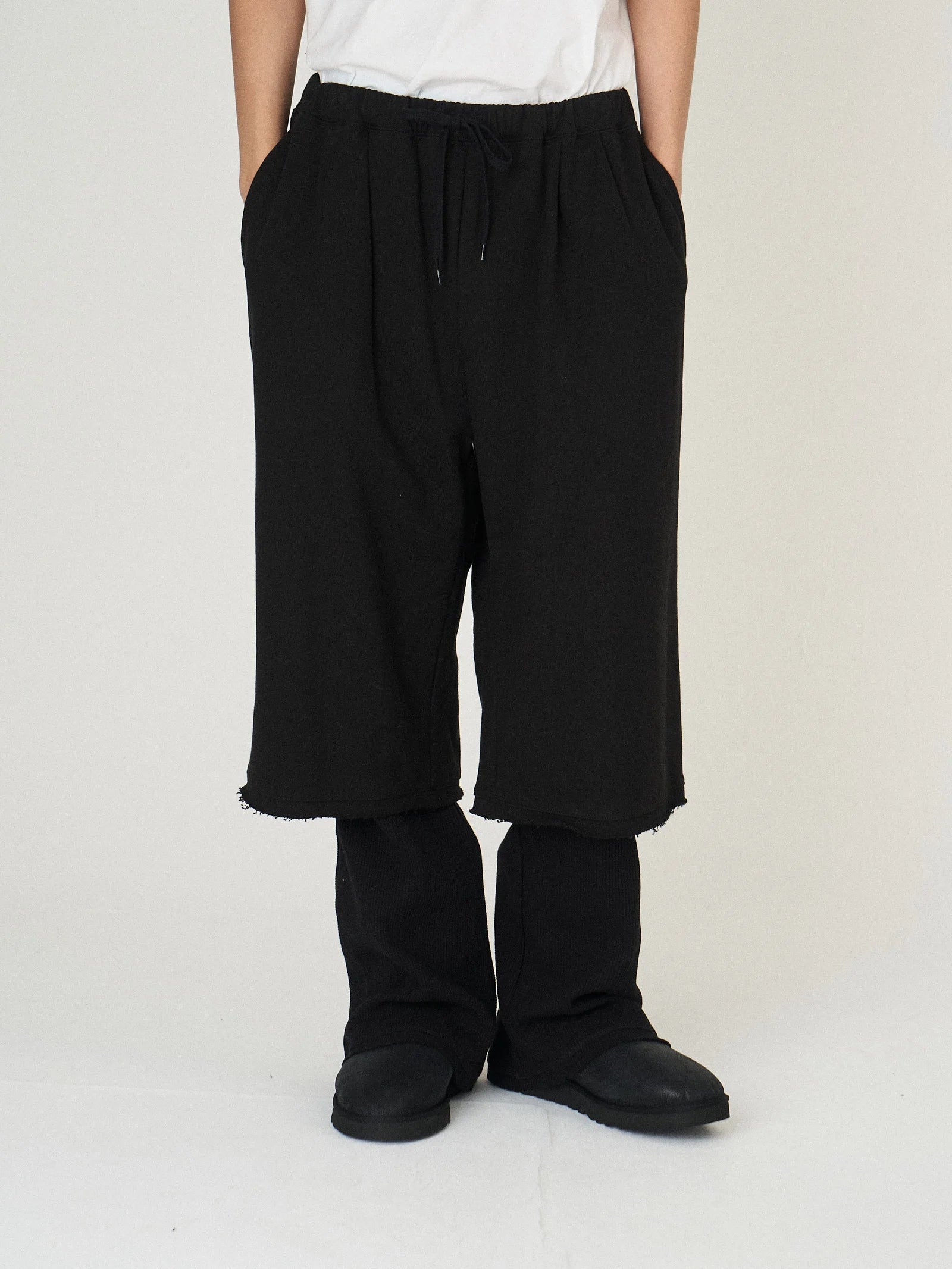 LAYERED PANTS｜BLACK