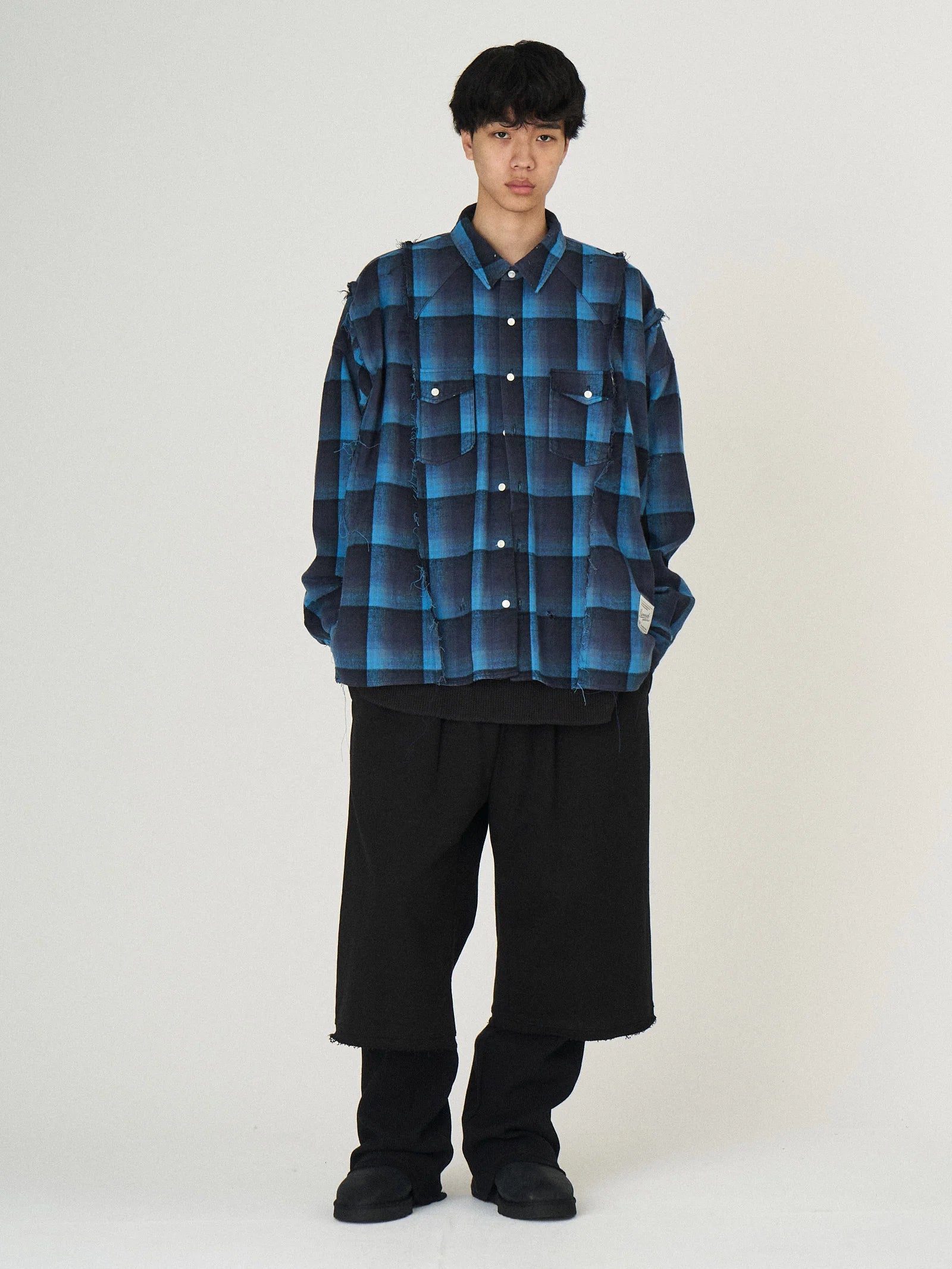 SWITCH NEL SHIRTS｜BLUE-thumbmail-2