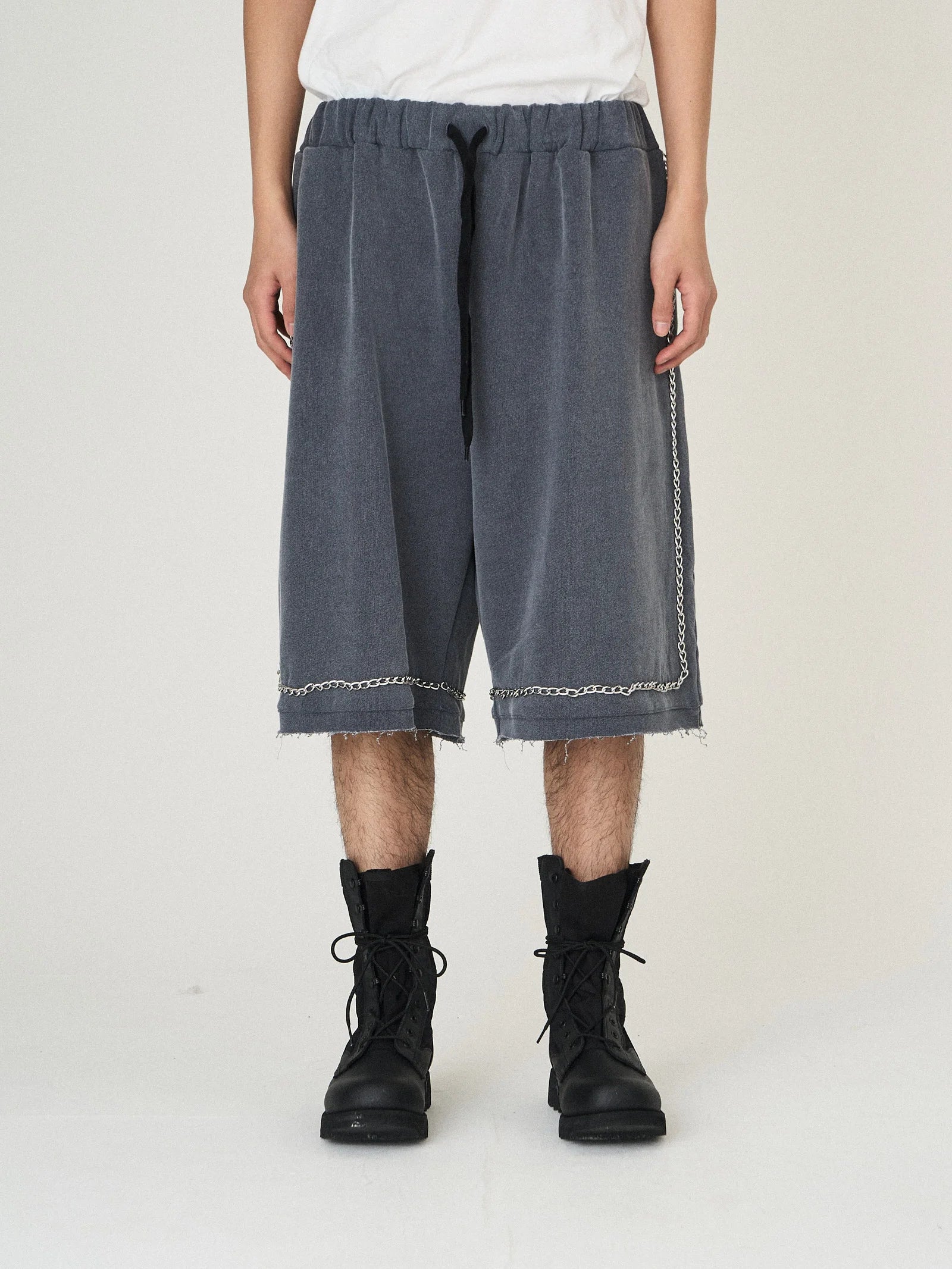 CHAIN SHORTS｜BLACK