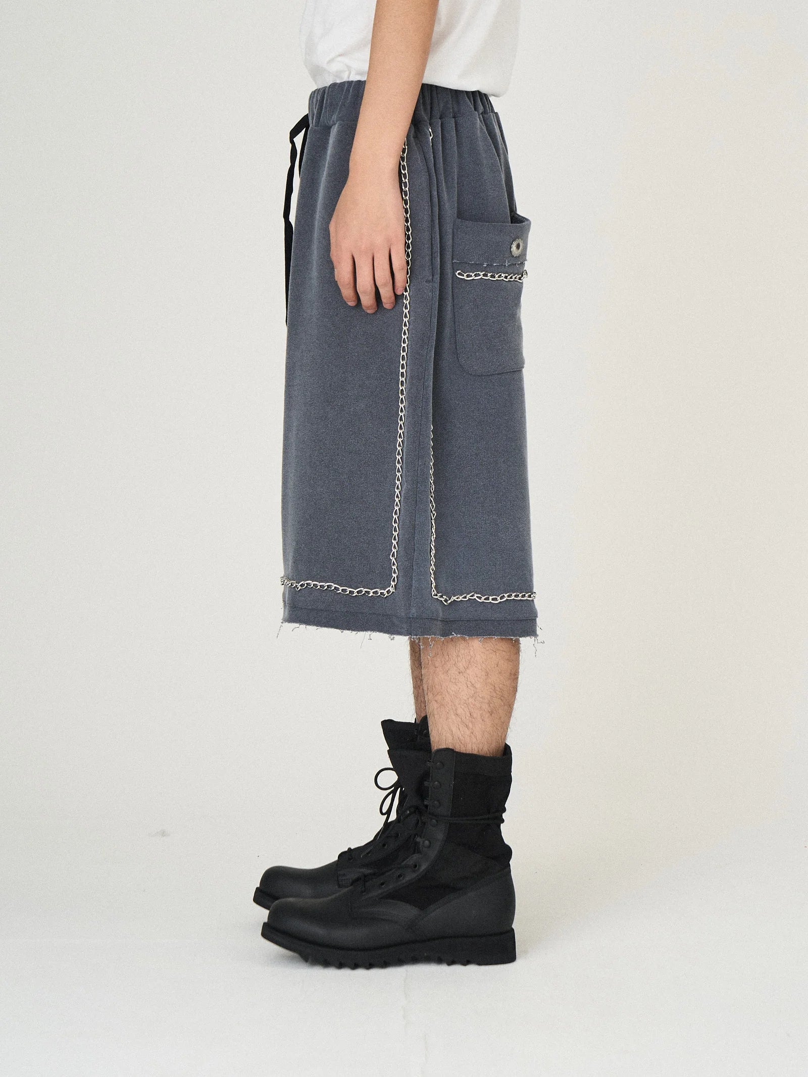 CHAIN SHORTS｜BLACK-thumbmail-4