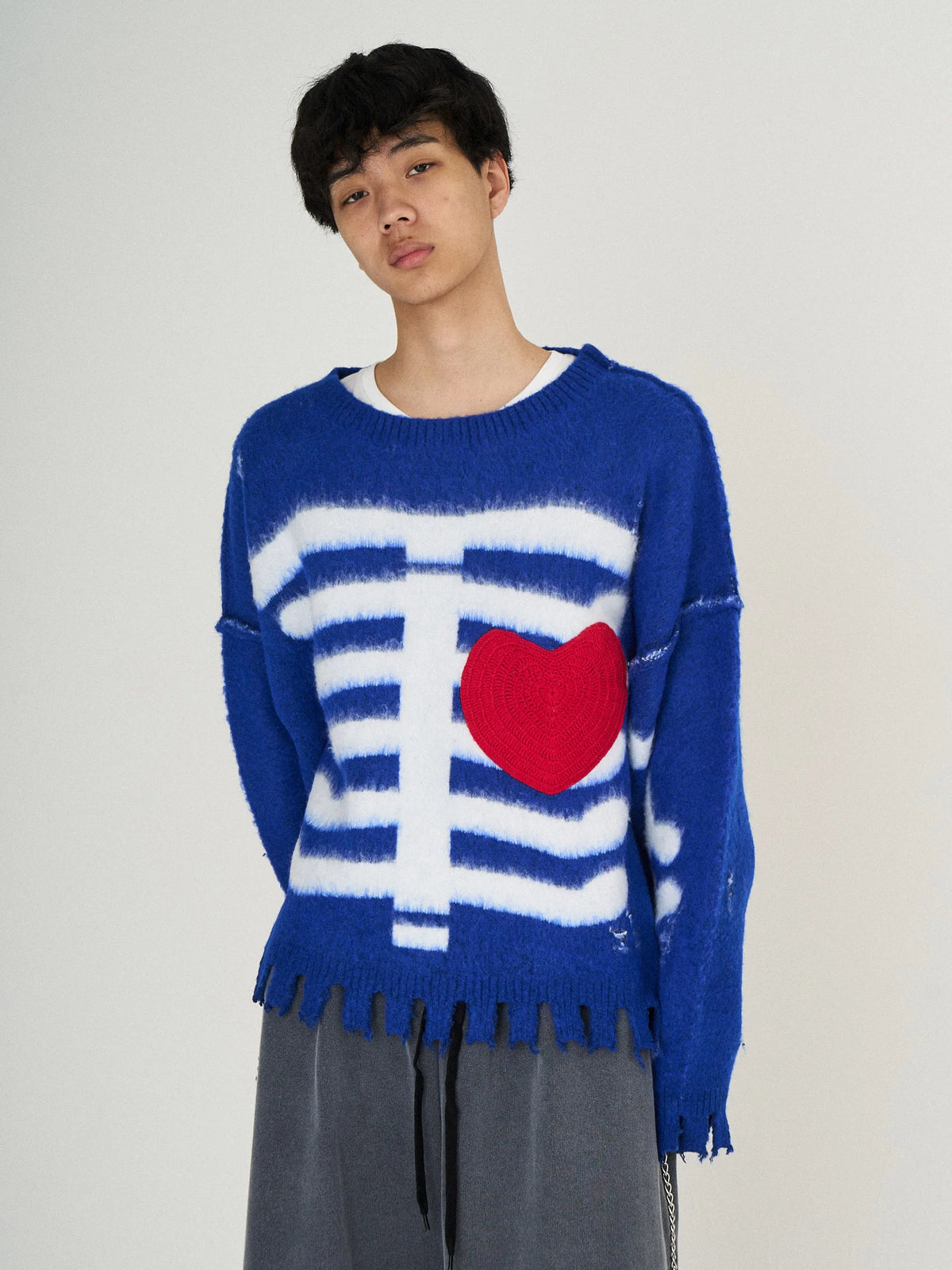 HEART&BONE MOHAIR KNIT｜GRAY-thumbmail-6