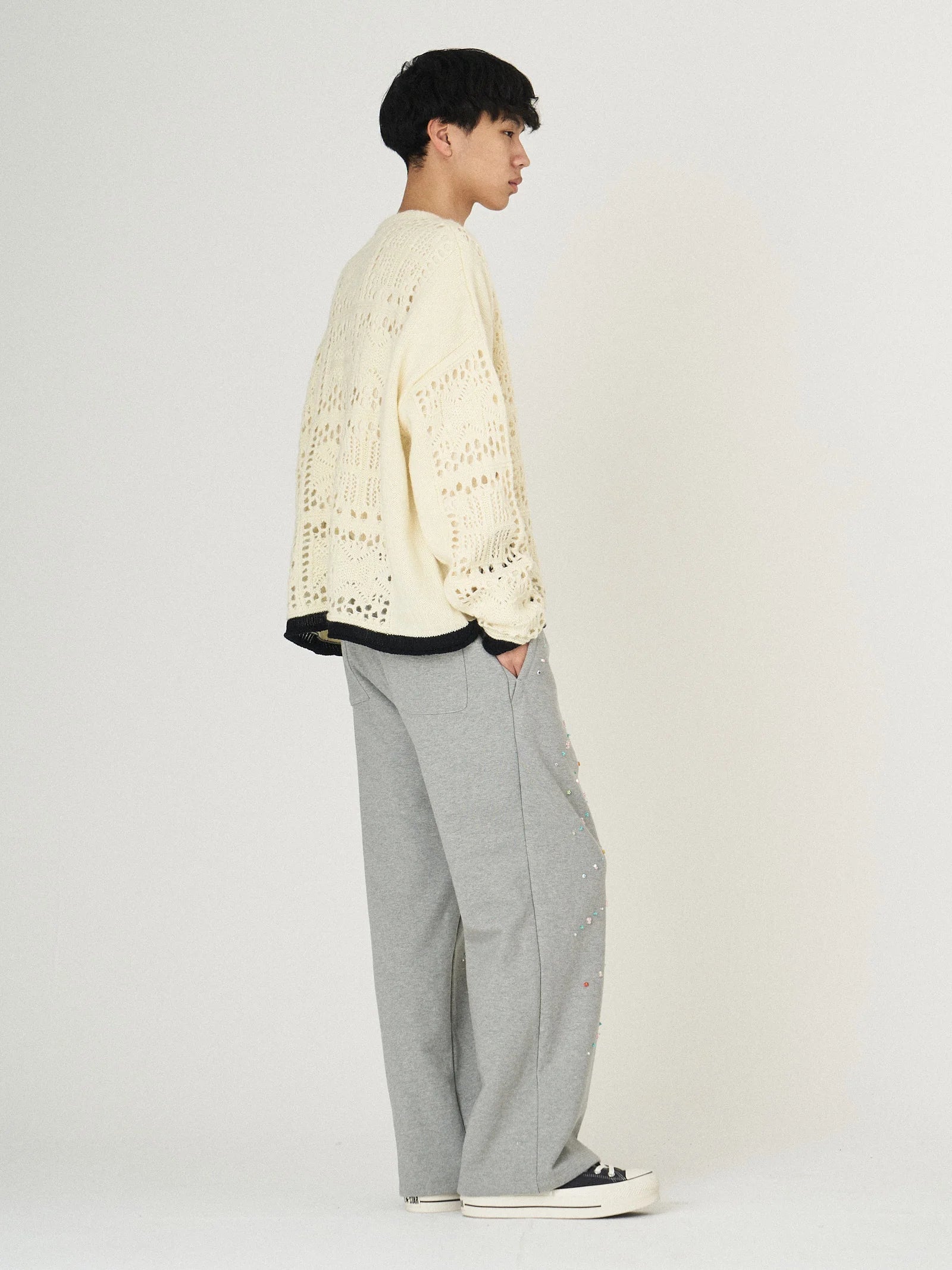 MOHAIR LACE KNIT｜WHITE-thumbmail-3