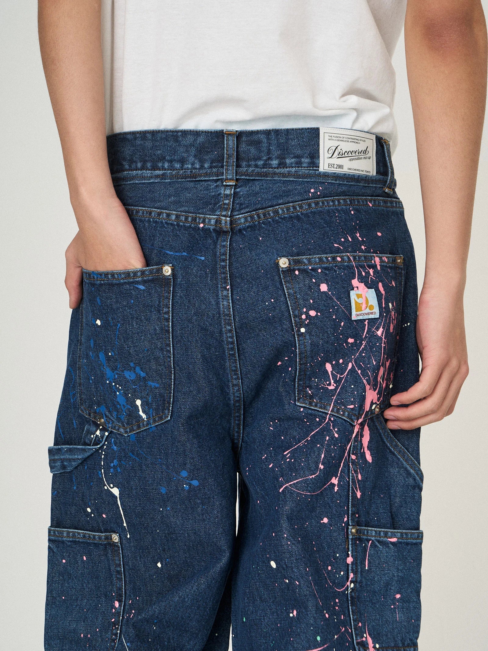DENIM PAINT PANTS｜INDIGO-thumbmail-7