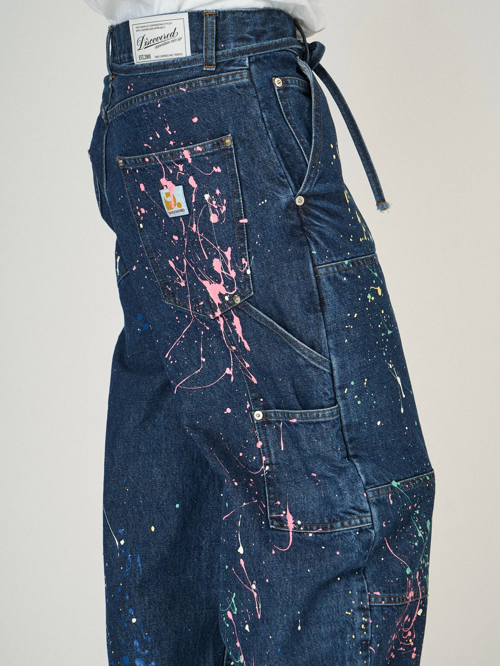 DENIM PAINT PANTS｜INDIGO-thumbmail-8