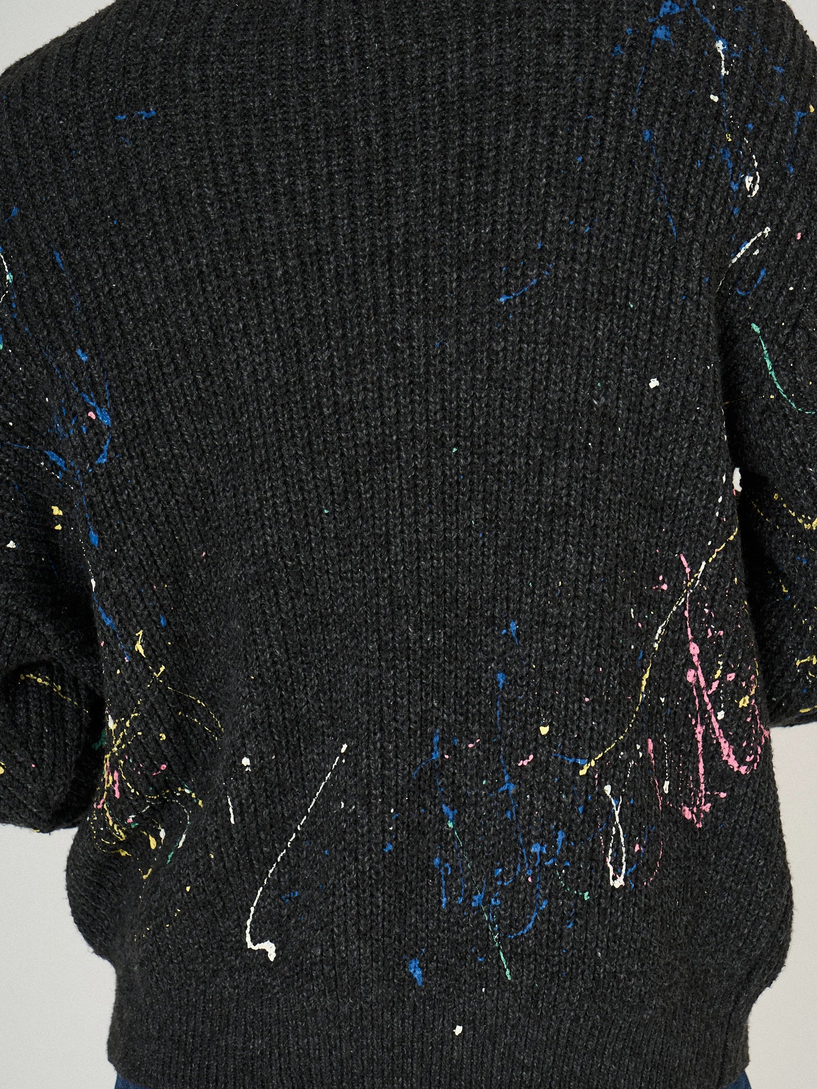 CABLE PAINT KNIT｜BLACK-thumbmail-8