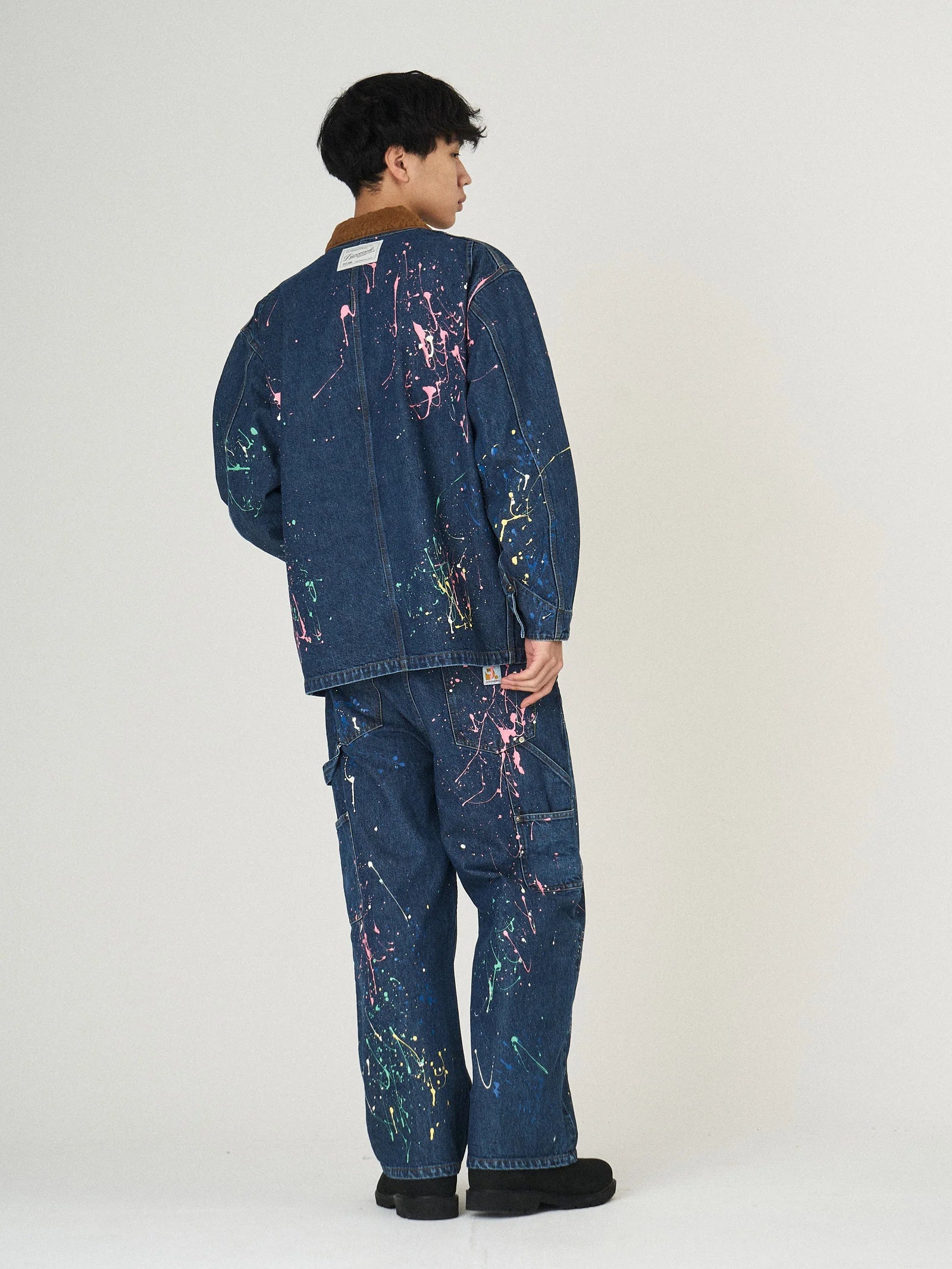 DENIM PAINT BLOUSON｜INDIGO-thumbmail-4