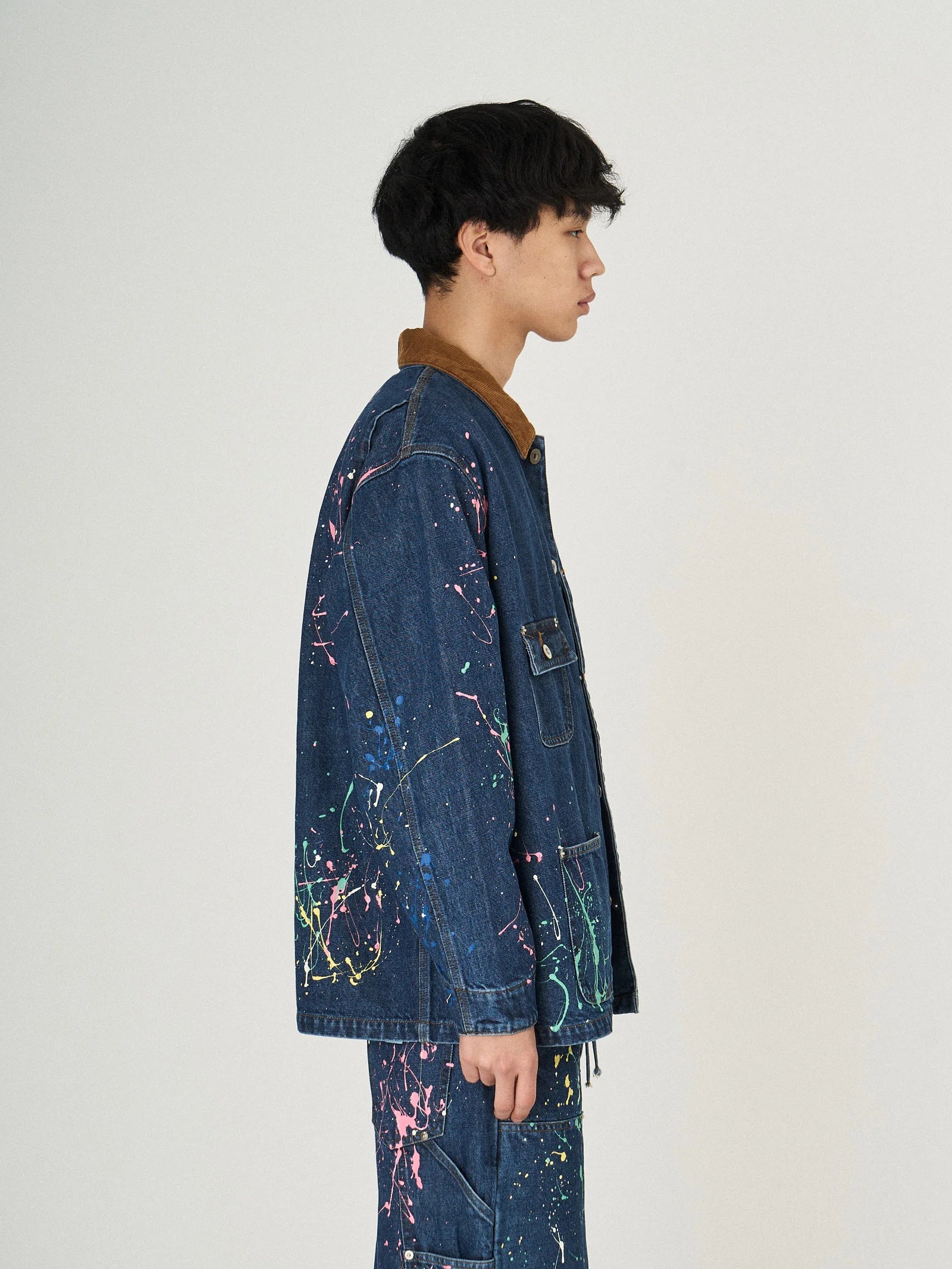 DENIM PAINT BLOUSON｜INDIGO-thumbmail-7