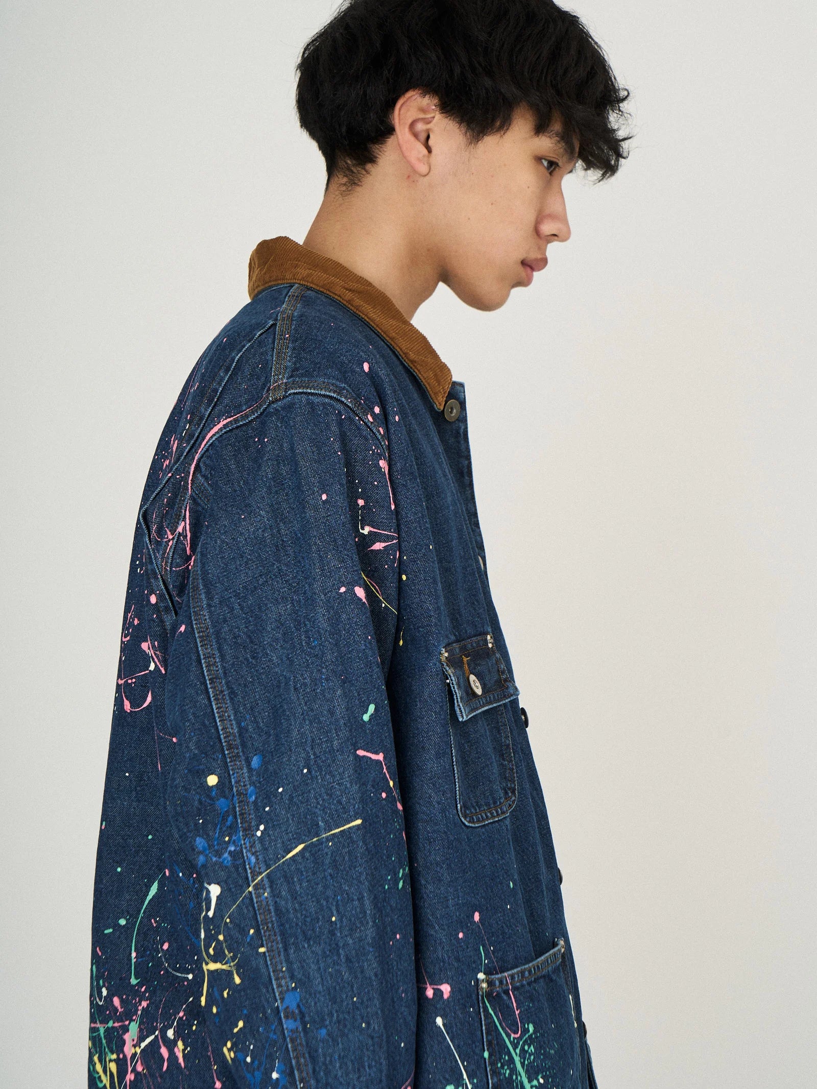 DENIM PAINT BLOUSON｜INDIGO-thumbmail-8
