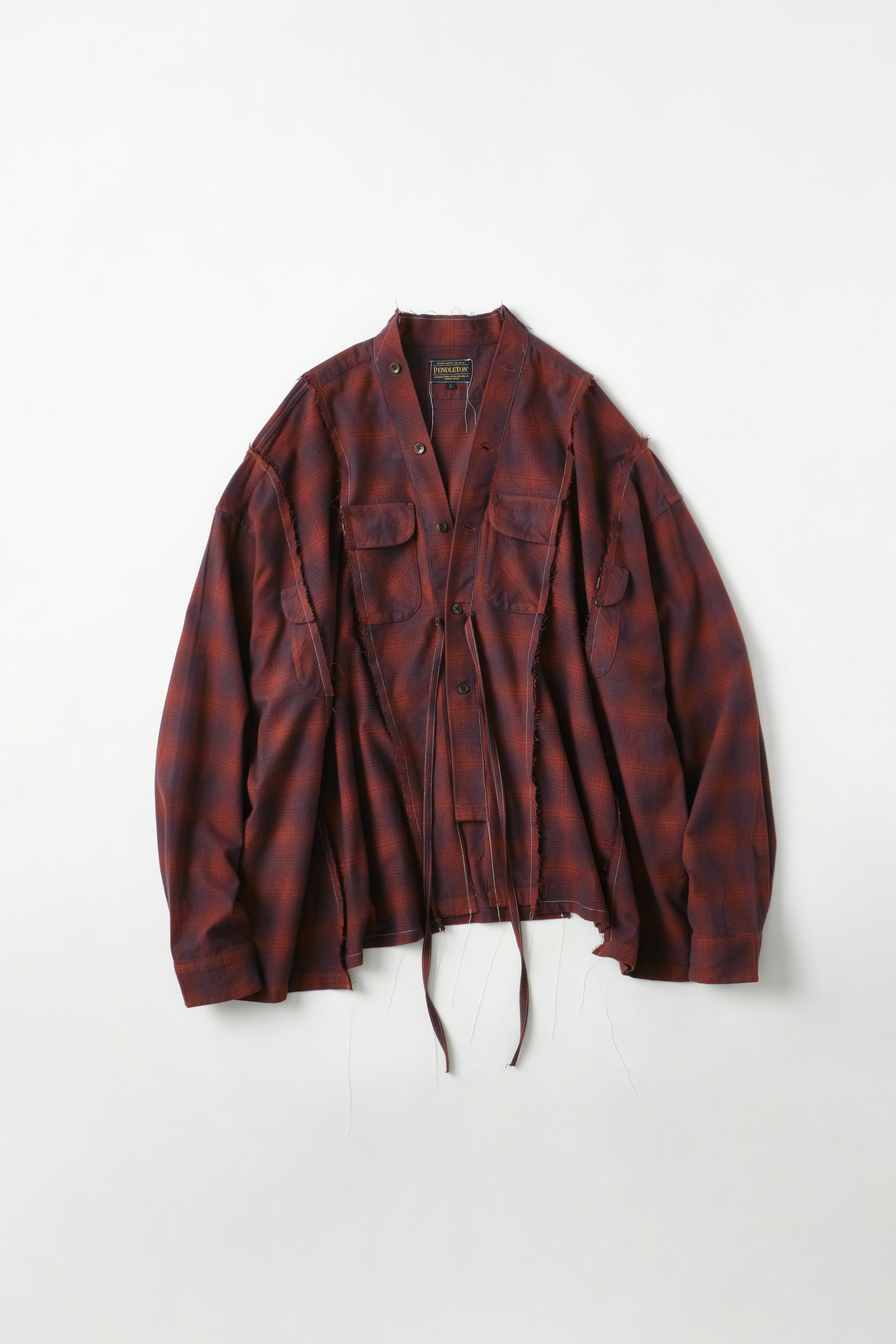 PENDLETON DOCKING WIDE SAMUE SHIRT｜RED