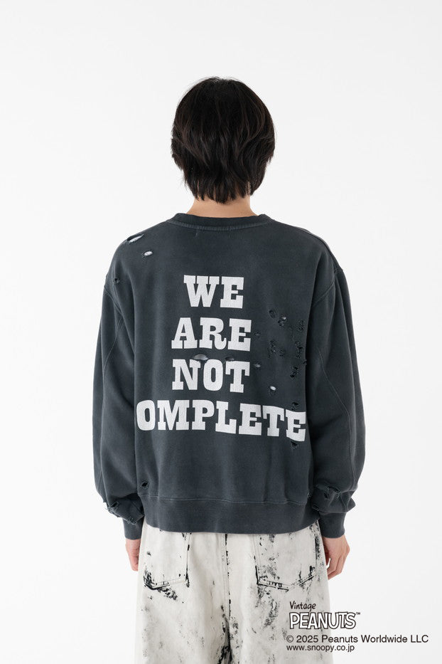 PEANUTS DAMAGE PIGMENT DYED SWEAT – DISCOVERED