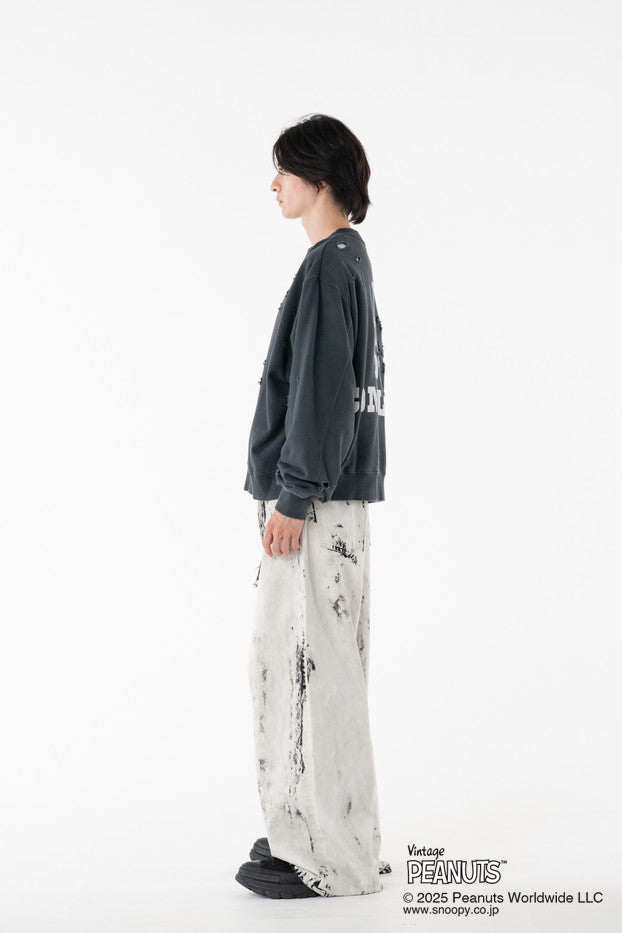 PEANUTS DAMAGE PIGMENT DYED SWEAT-thumbmail-9