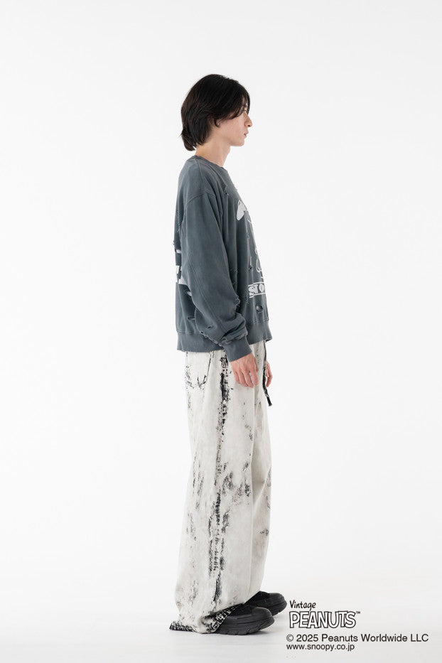 PEANUTS DAMAGE PIGMENT DYED SWEAT-thumbmail-13