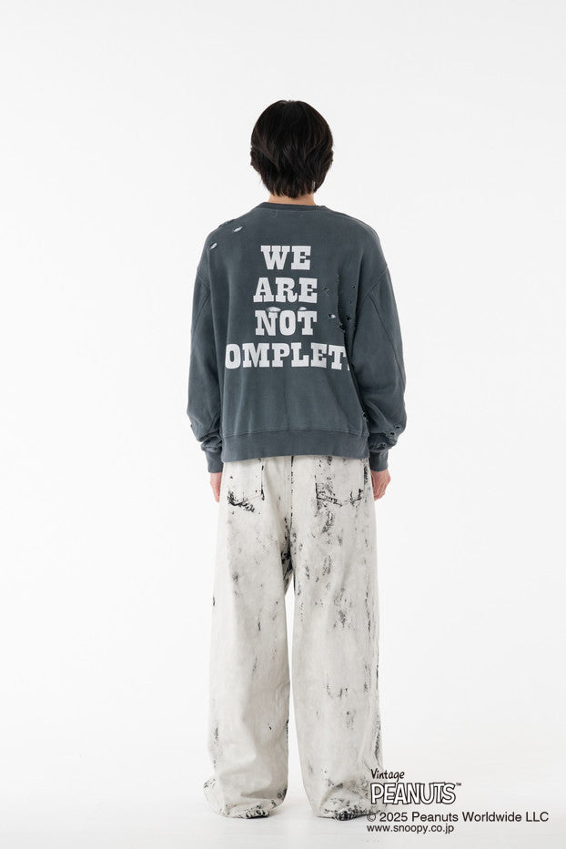 PEANUTS DAMAGE PIGMENT DYED SWEAT – DISCOVERED