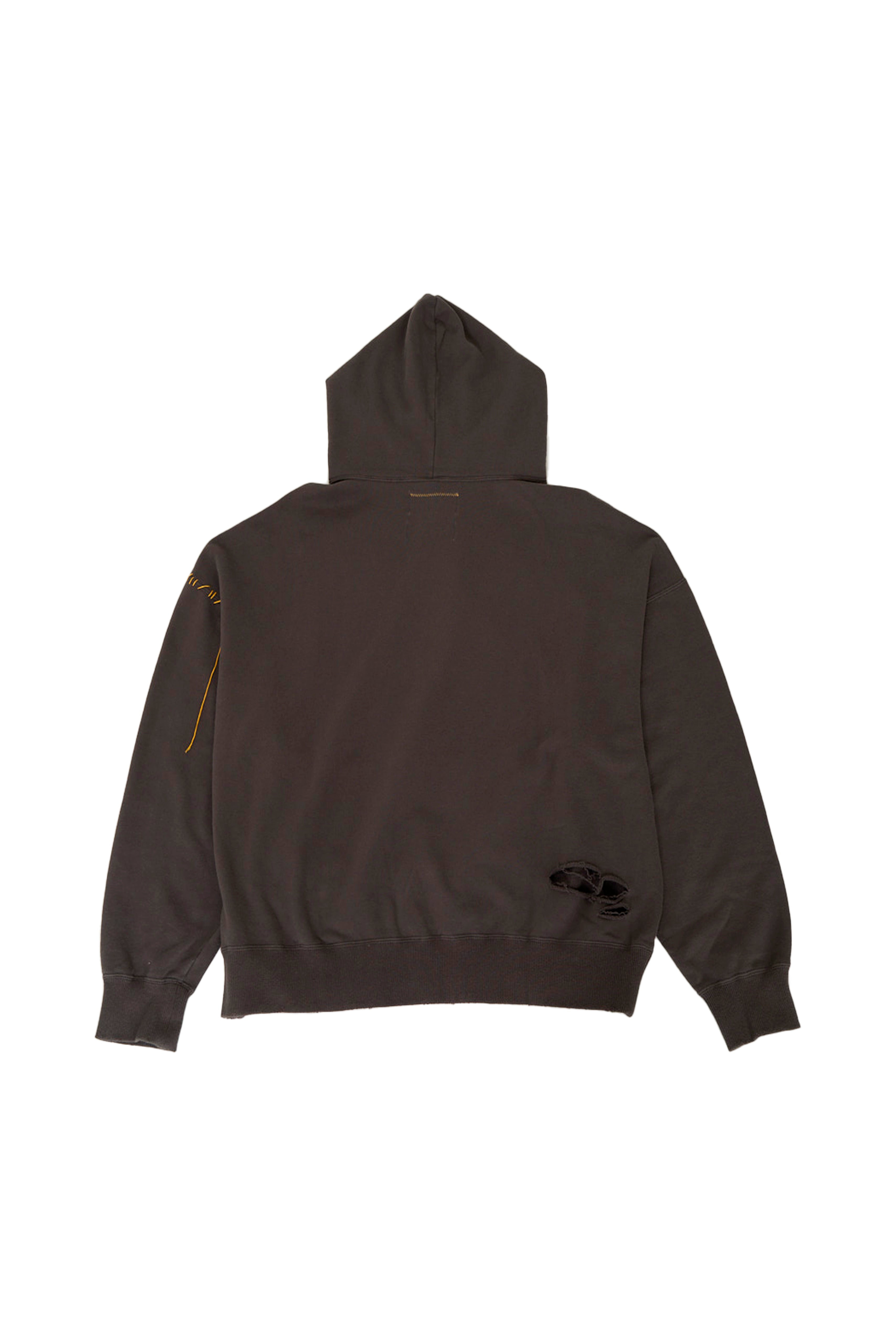 UNION LOOPING DAMAGE HOODIE｜C.GRAY-thumbmail-2