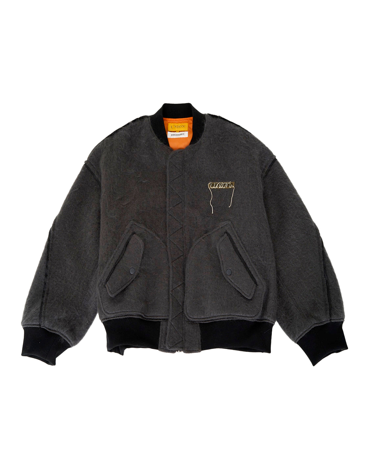 UNION MOHAIR SHAGGY MA-1｜C.GRAY