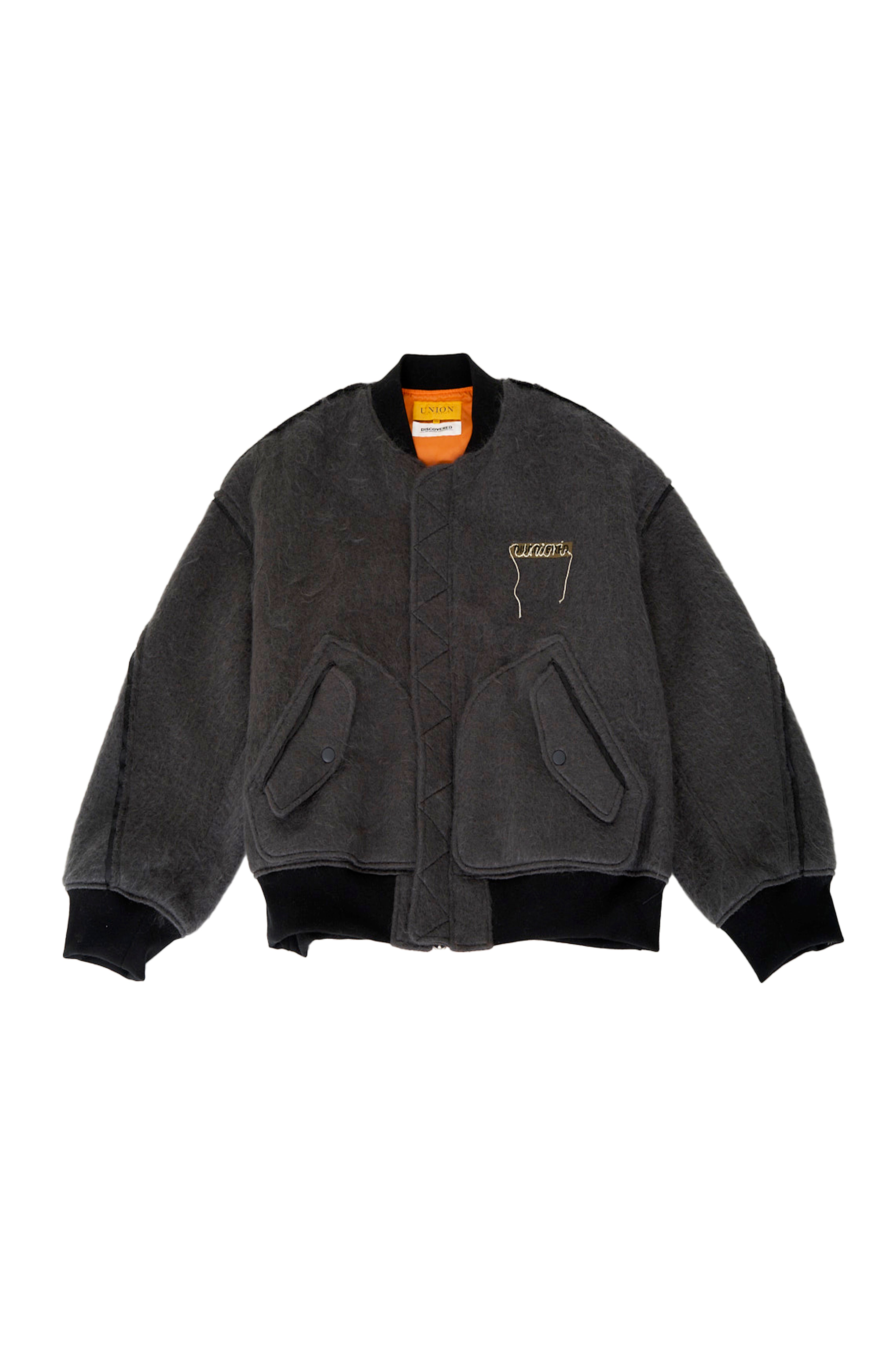 UNION MOHAIR SHAGGY MA-1｜C.GRAY