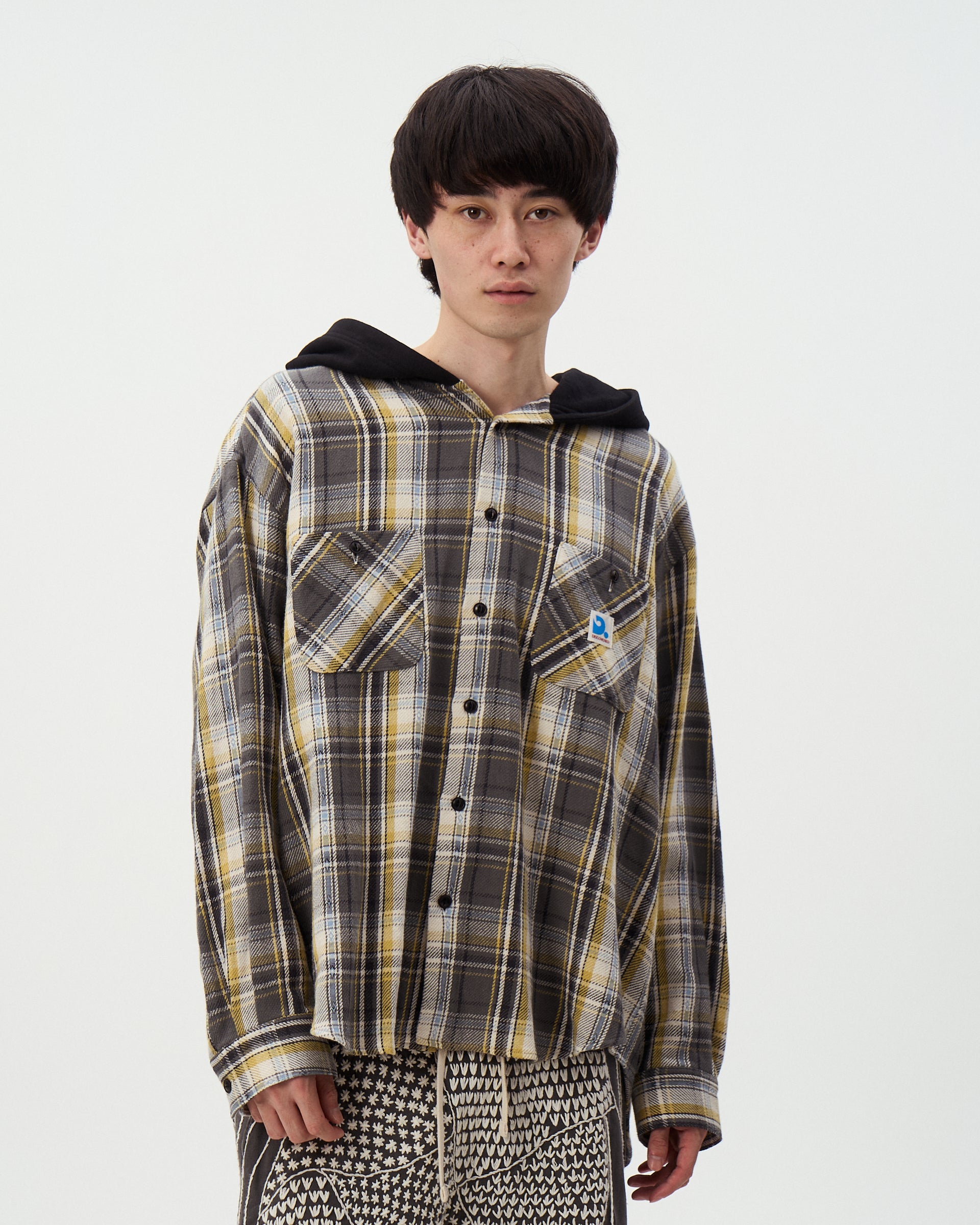 DEVIL'S HOODIE CHECK SHIRTS-thumbmail-3