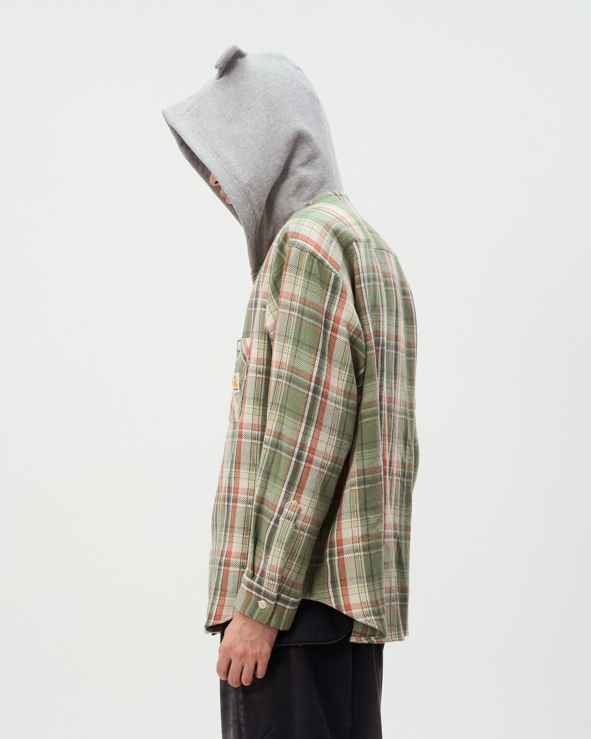 DEVIL'S HOODIE CHECK SHIRTS-thumbmail-5