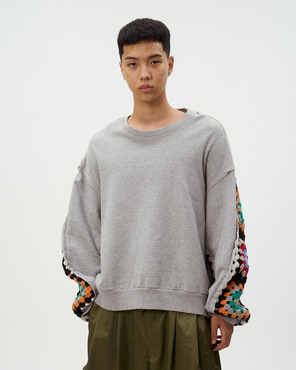 CROCHET SLEEVE SWEAT-thumbmail-5