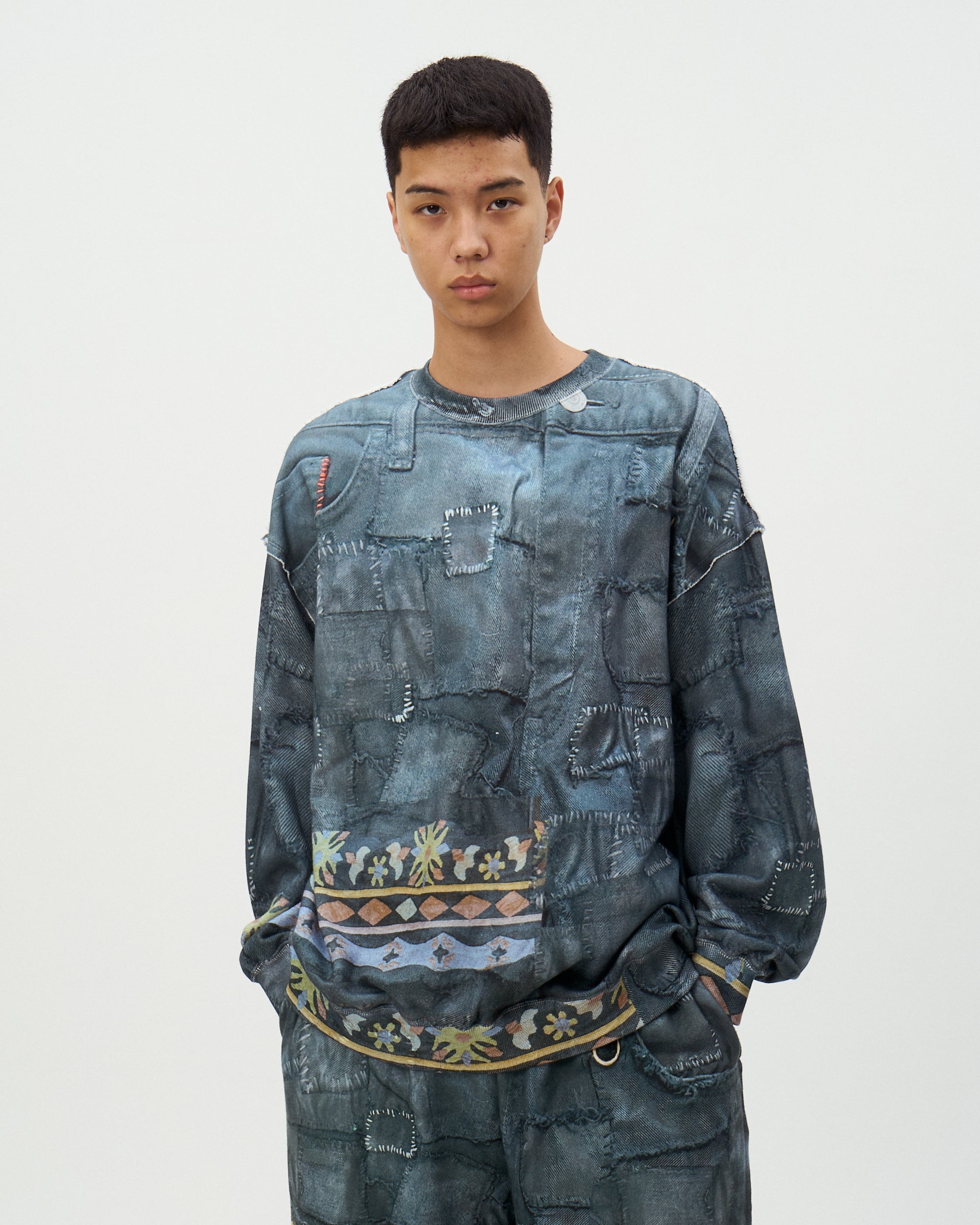 CRUST TROMPELOEIL PULLOVER