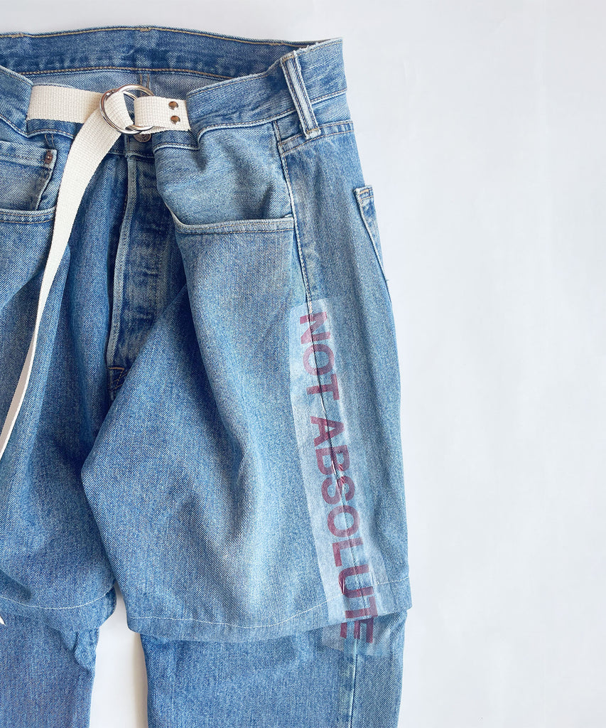 BELT DENIM PANTS A– DISCOVERED