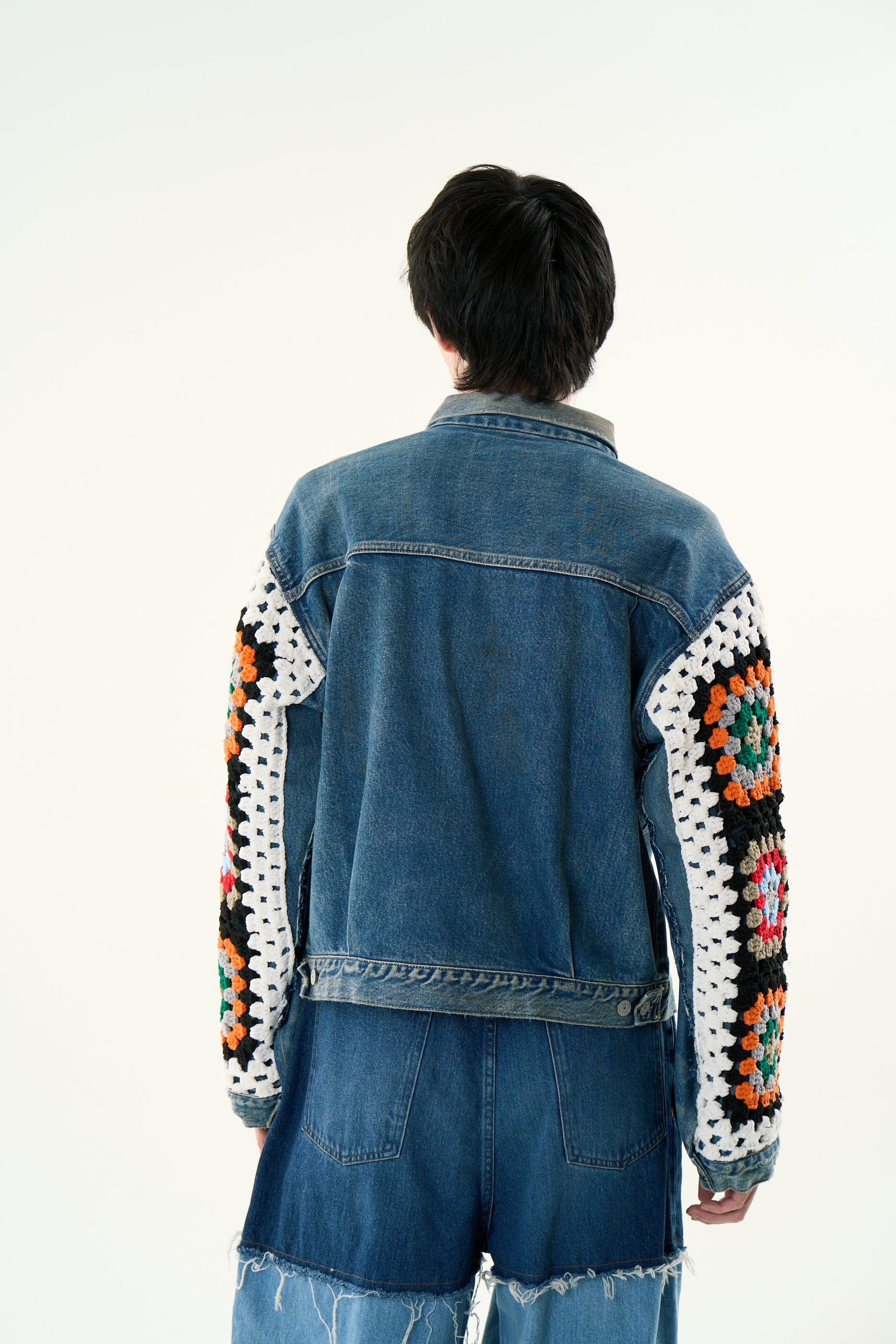 CROCHET DENIM BLOUSON｜INDIGO-thumbmail-5