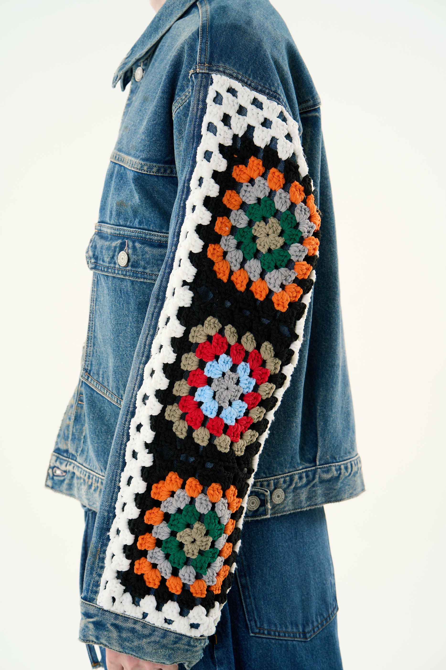 CROCHET DENIM BLOUSON｜INDIGO-thumbmail-9