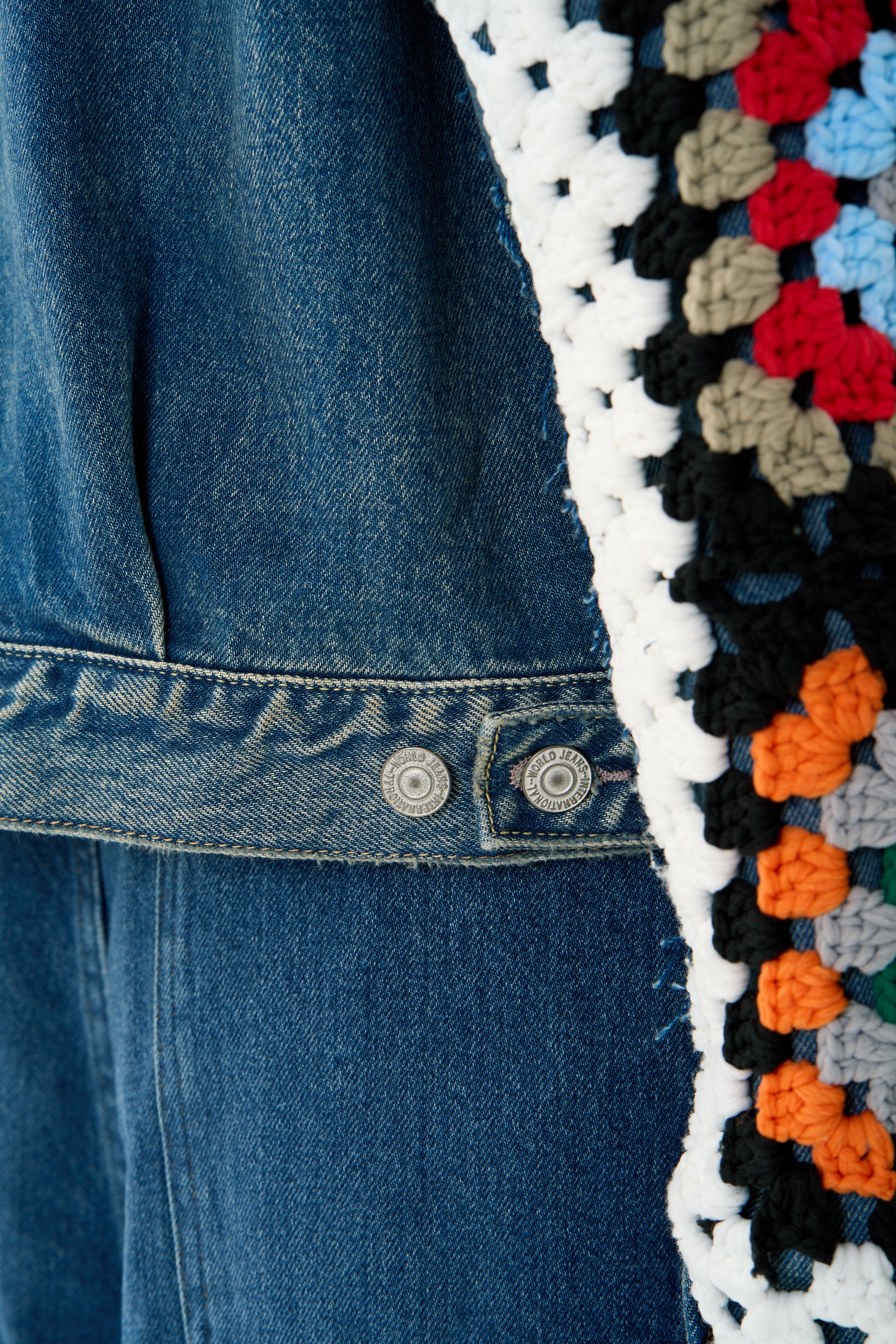 CROCHET DENIM BLOUSON｜INDIGO-thumbmail-7