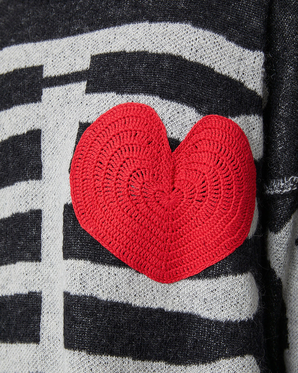 HEART&BONE MOHAIR KNIT｜BLACK-thumbmail-7