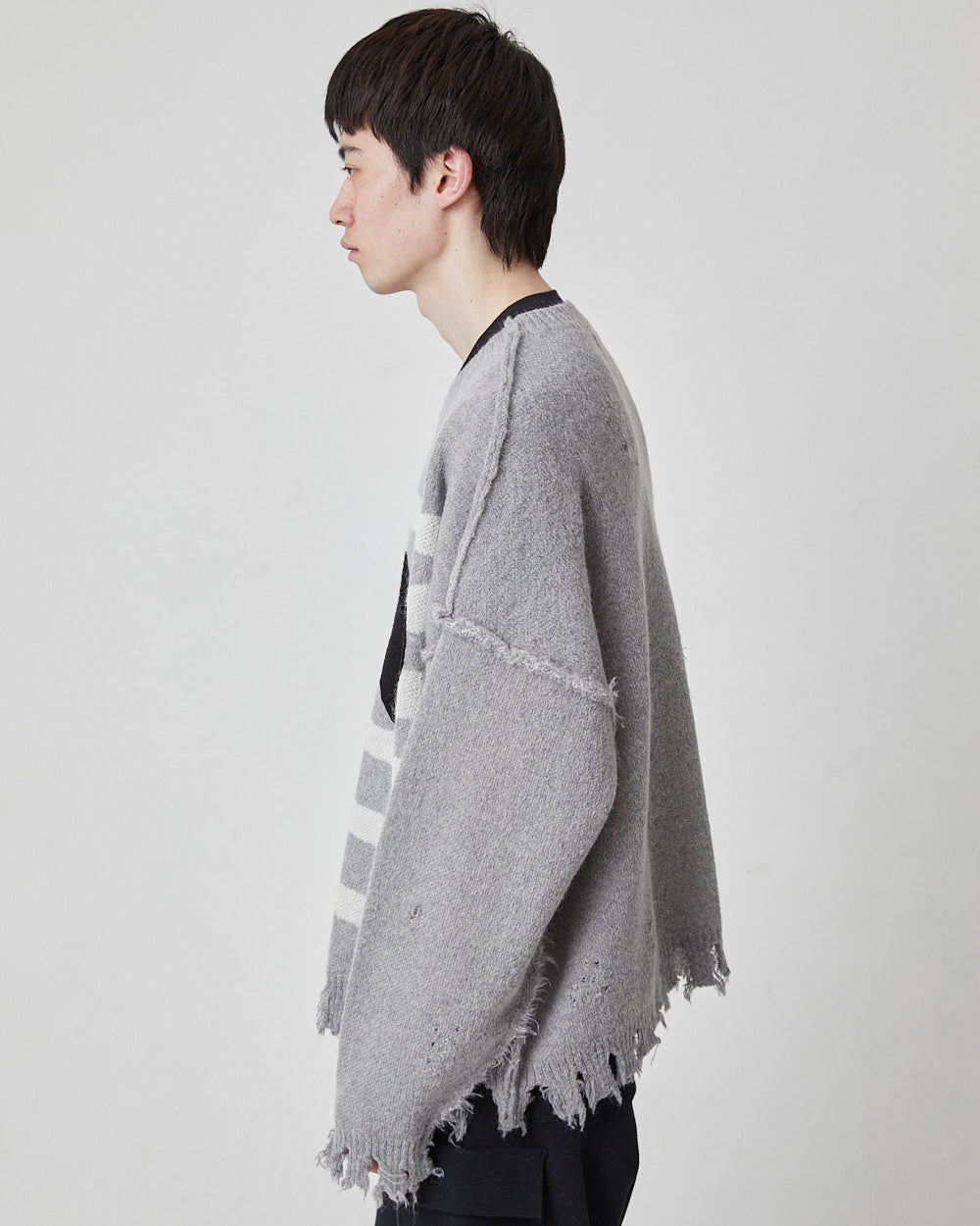 HEART&BONE MOHAIR KNIT｜GRAY-thumbmail-5