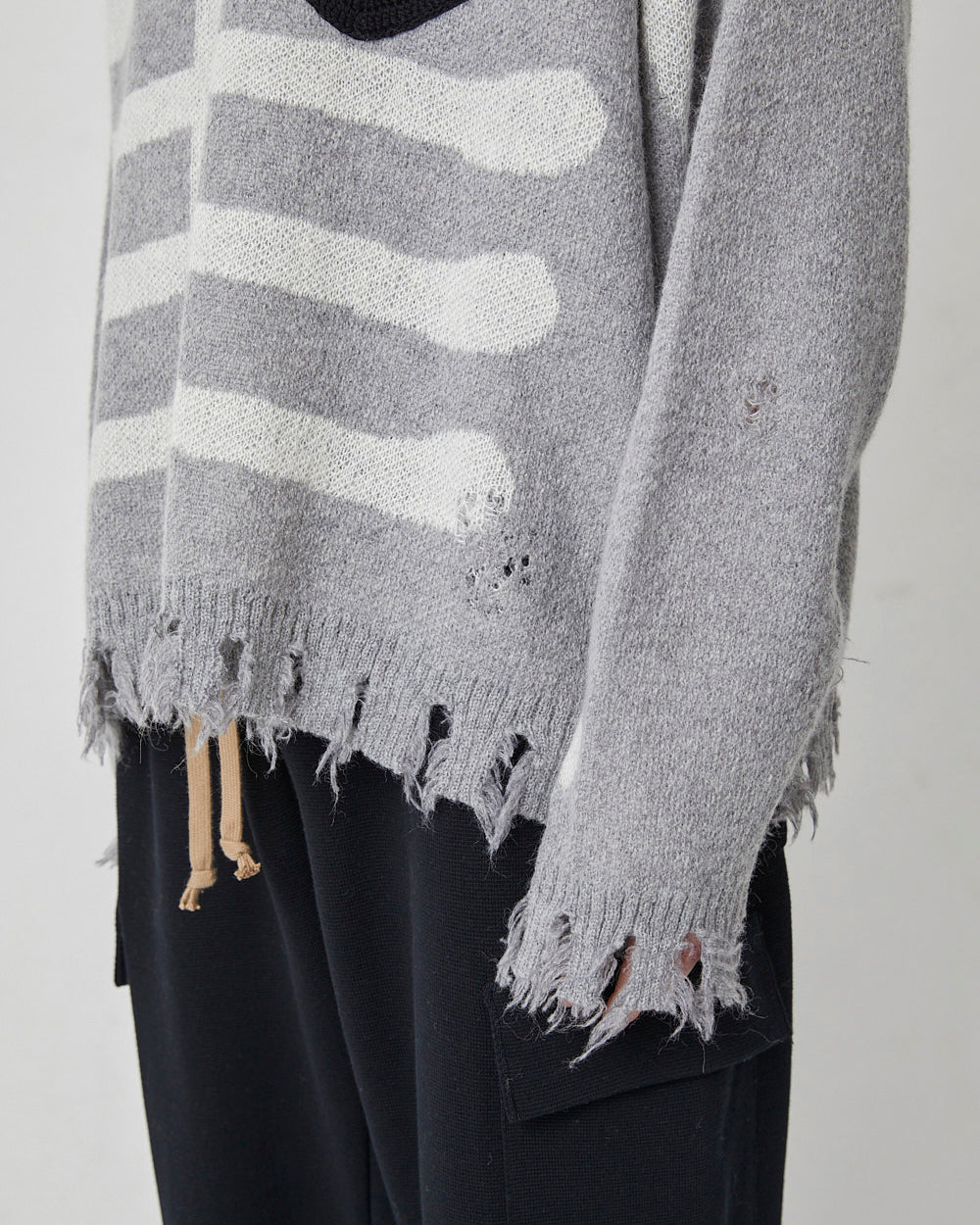 HEART&BONE MOHAIR KNIT｜GRAY-thumbmail-7