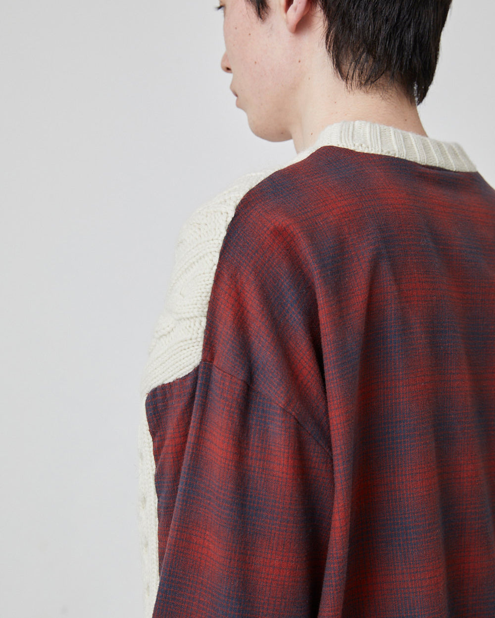 P KNIT MIX SHIRT｜O.WHITE-thumbmail-8