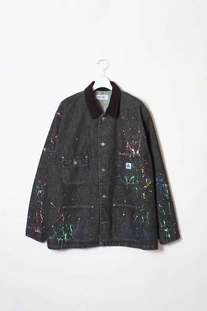 DENIM PAINT BLOUSON｜INDIGO-thumbmail-2