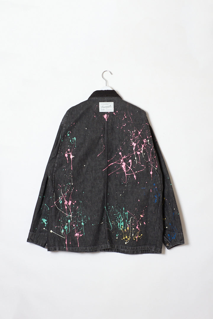 DENIM PAINT BLOUSON｜INDIGO-thumbmail-3