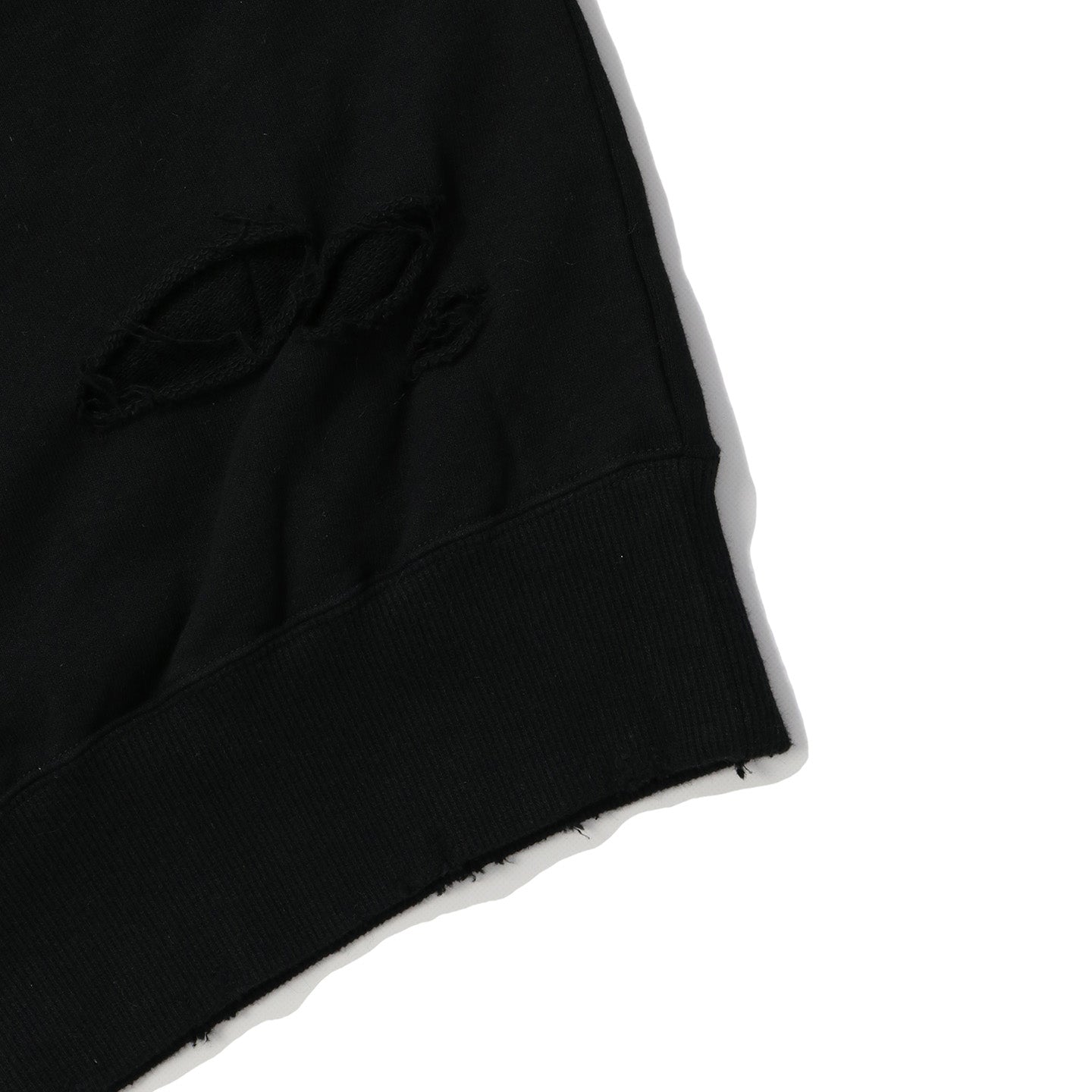 UNION LOOPING DAMAGE HOODIE｜BLACK-thumbmail-12