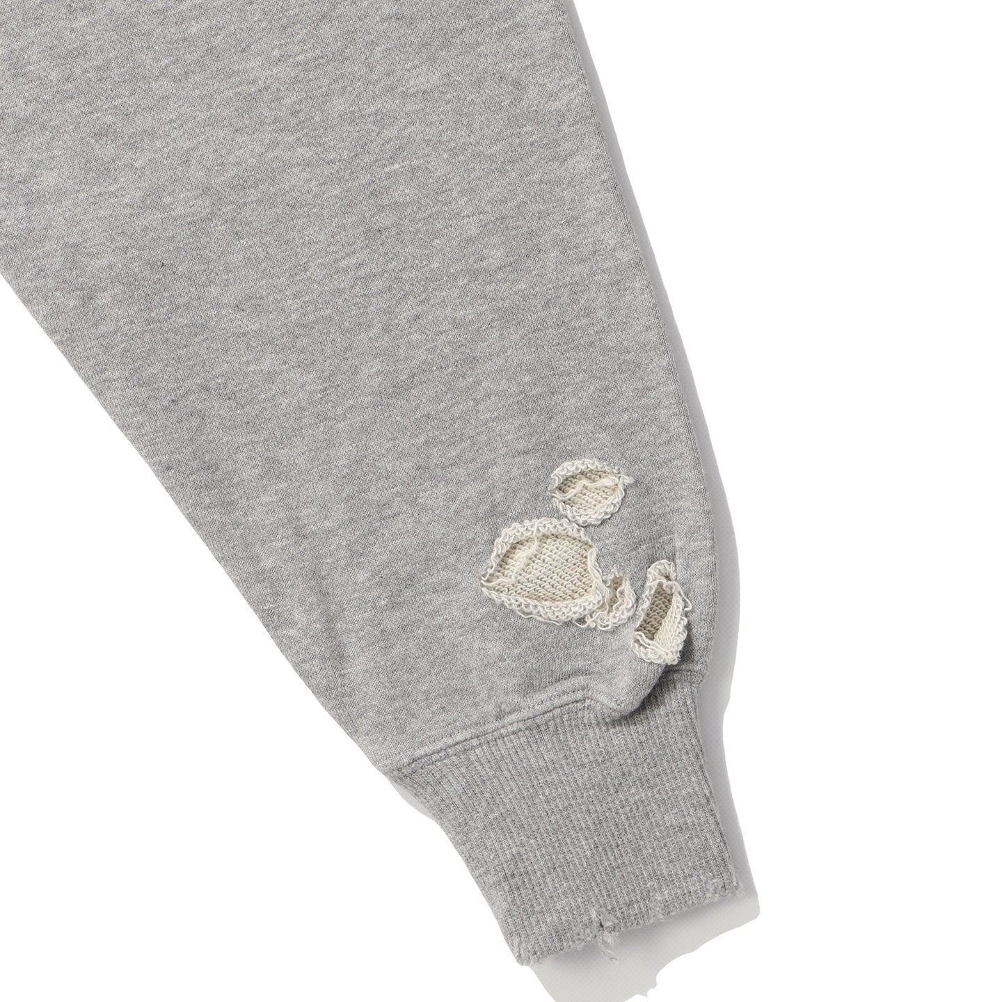 UNION LOOPING DAMAGE HOODIE｜GRAY-thumbmail-10