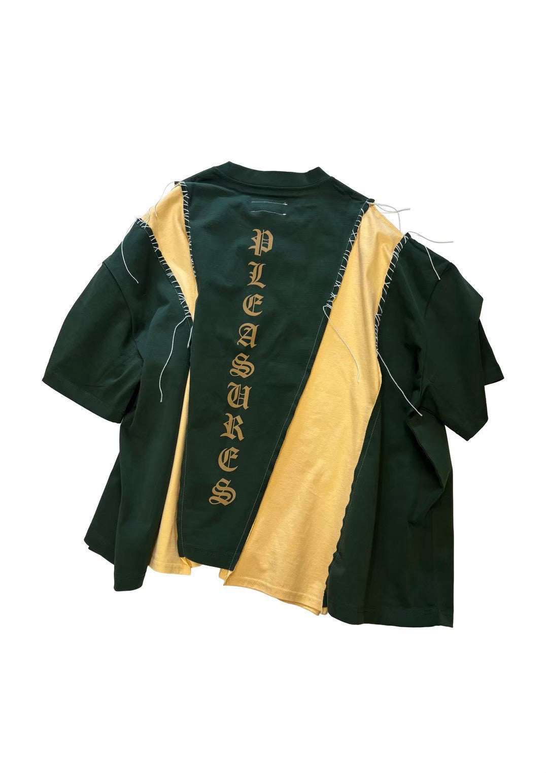 DOCKING WIDE TEE｜GREEN
