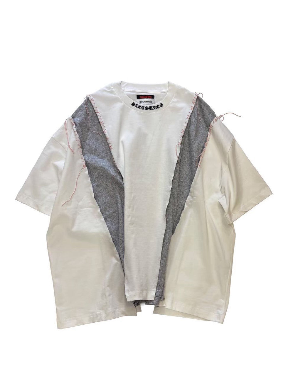 【PLEASURES x DISCOVERED】DOCKING WIDE TEE