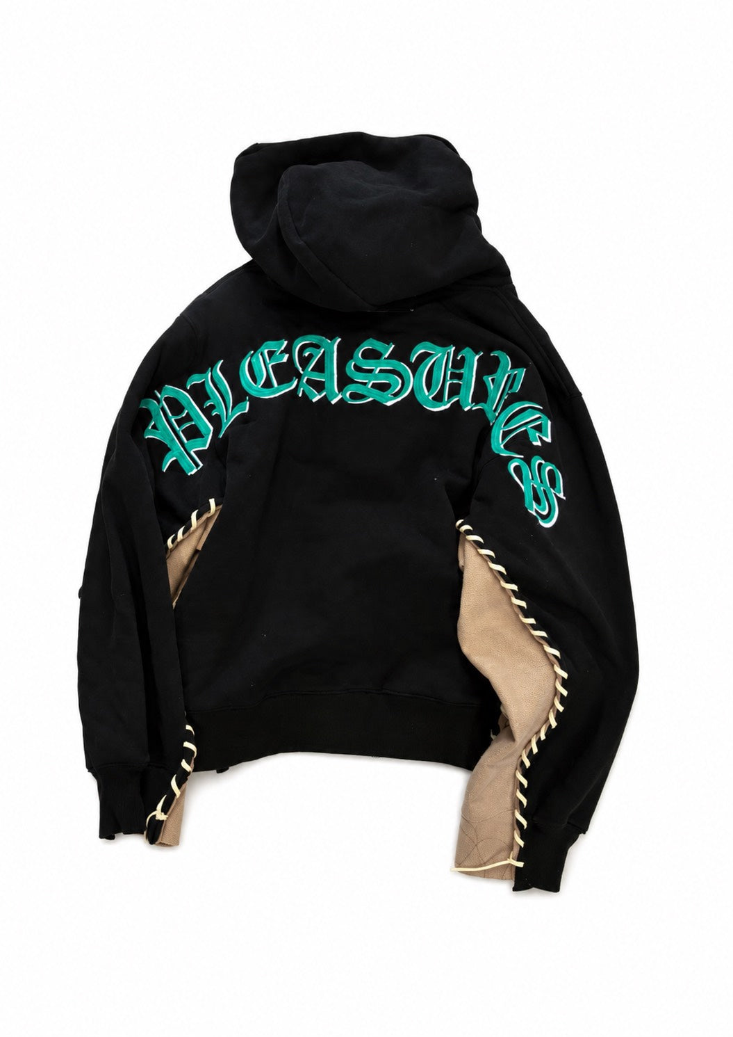 DOUBLE LAYERED HOODIE｜BLACK