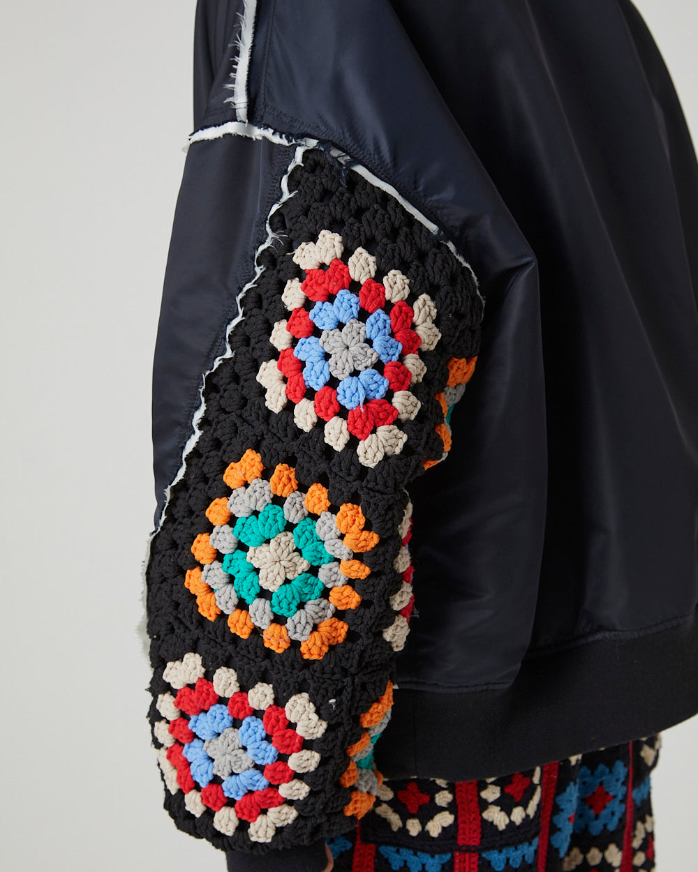 CROCHET SLEEVE MA-1｜BLACK-thumbmail-9