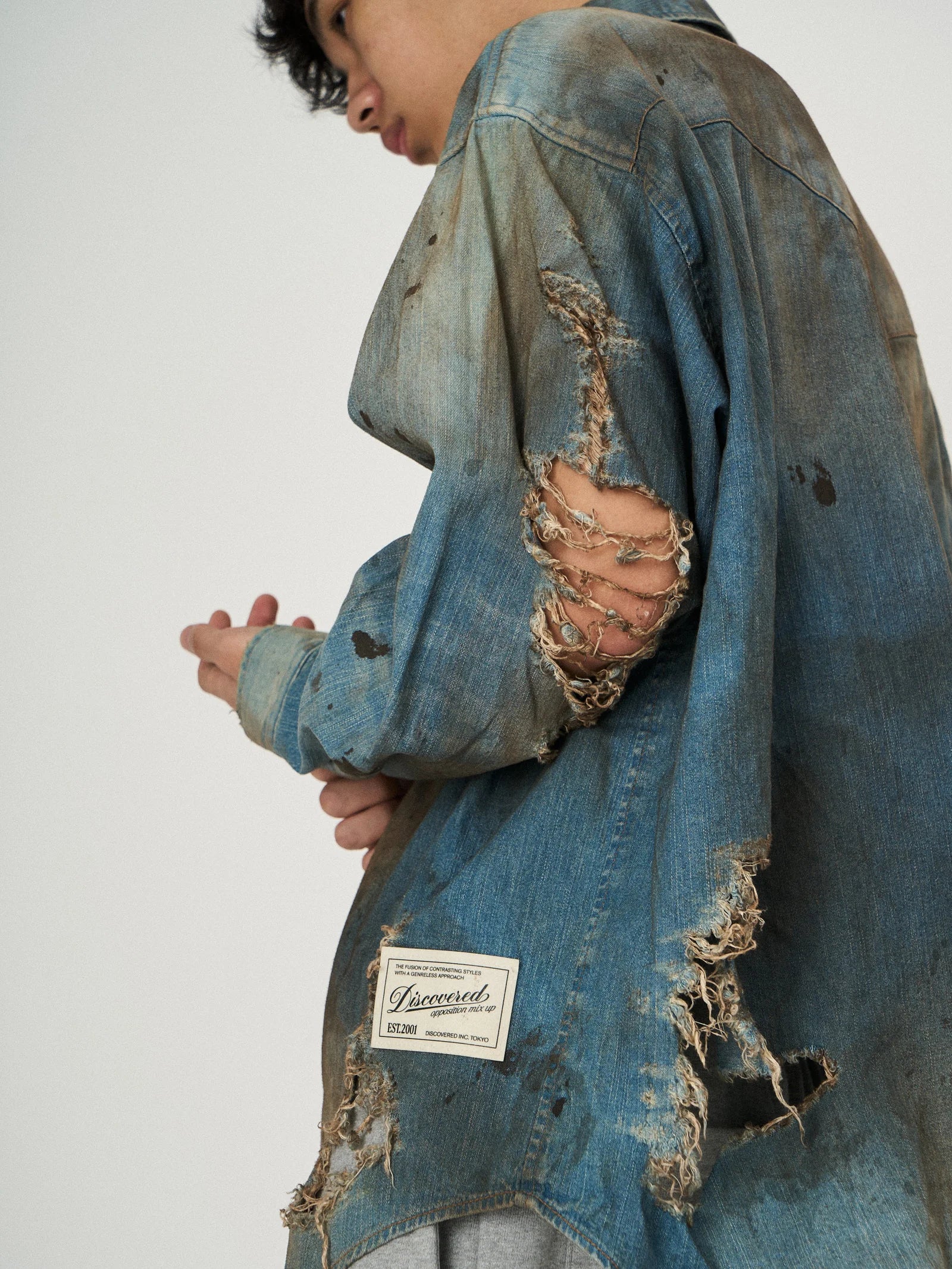 CRASH DENIM SHIRTS｜INDIGO-thumbmail-6