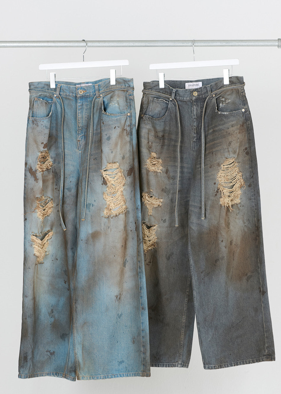 CRASH DENIM PANTS｜INDIGO