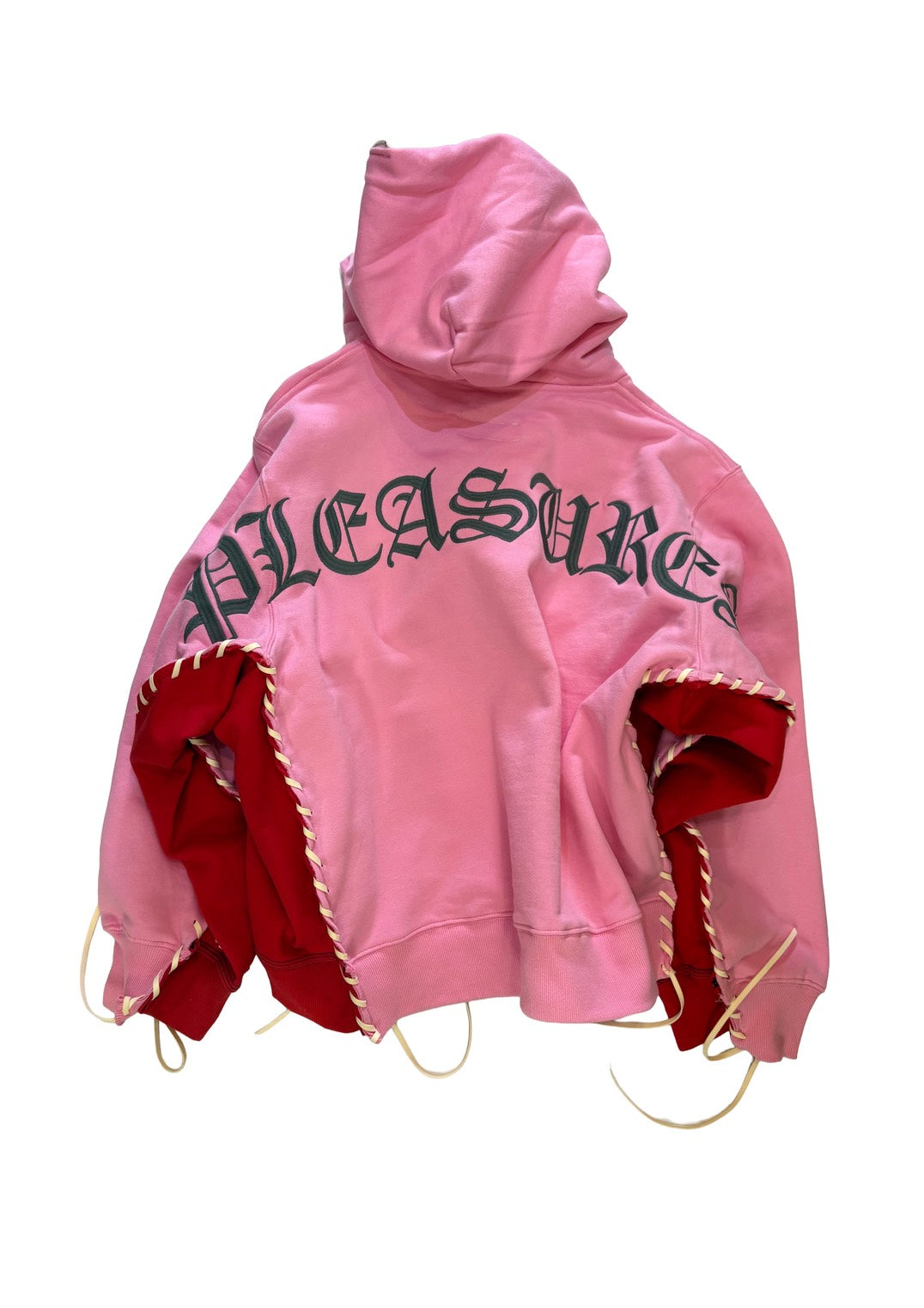 【PLEASURES x DISCOVERED】DOUBLE LAYERED HOODIE