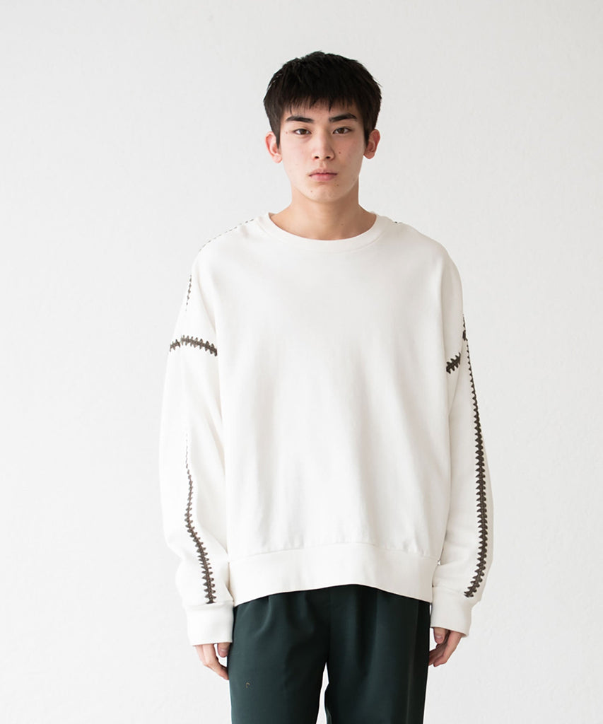 SHELL STITCH SWEAT｜DISCOVERED(ディスカバード)公式通販｜ハマグリ刺繍がポイントのシェルステッチスウェット