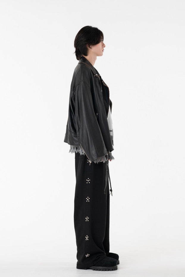 LEATHER W RIDERS BLOUSON-thumbmail-3