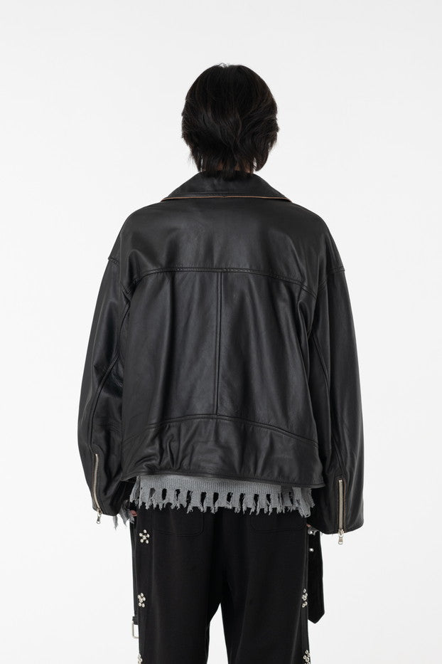 LEATHER W RIDERS BLOUSON-thumbmail-7