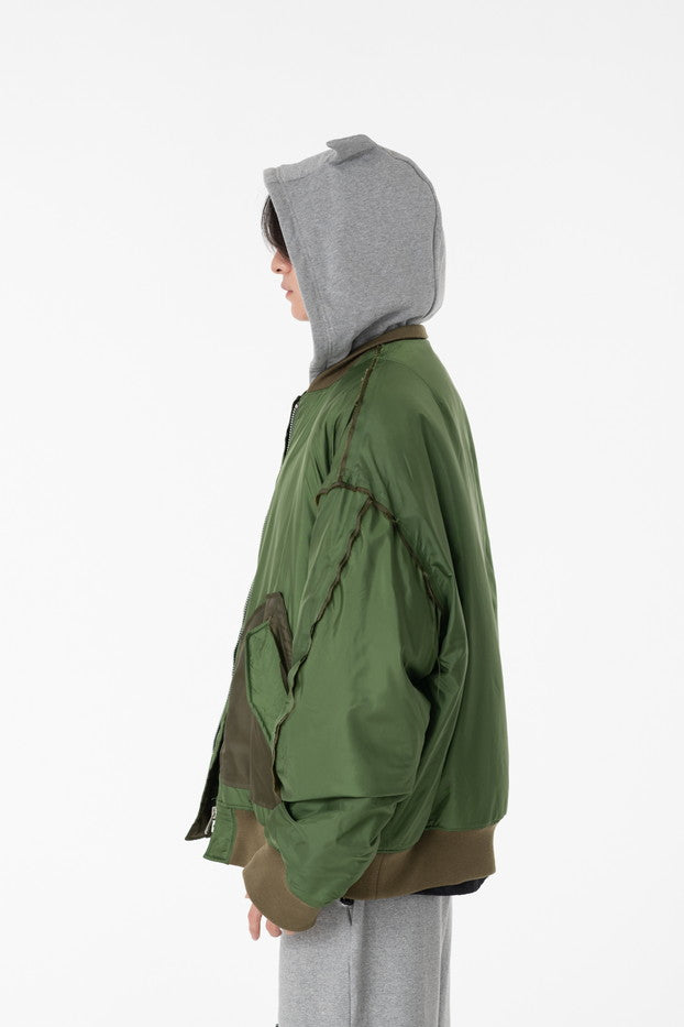 DEVILS EAR HOODIE DOWN MA-1-thumbmail-2