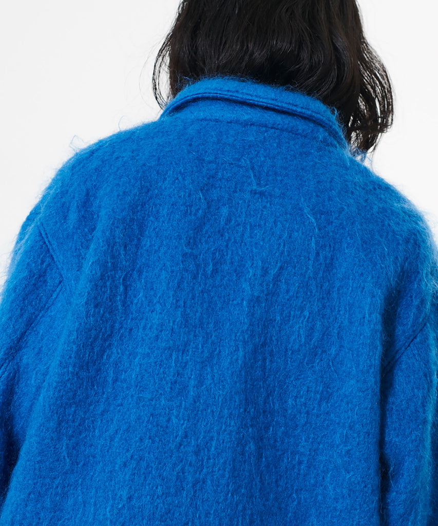 MOHAIR SHAGGY 2ND G BLOUSON [BLACK]