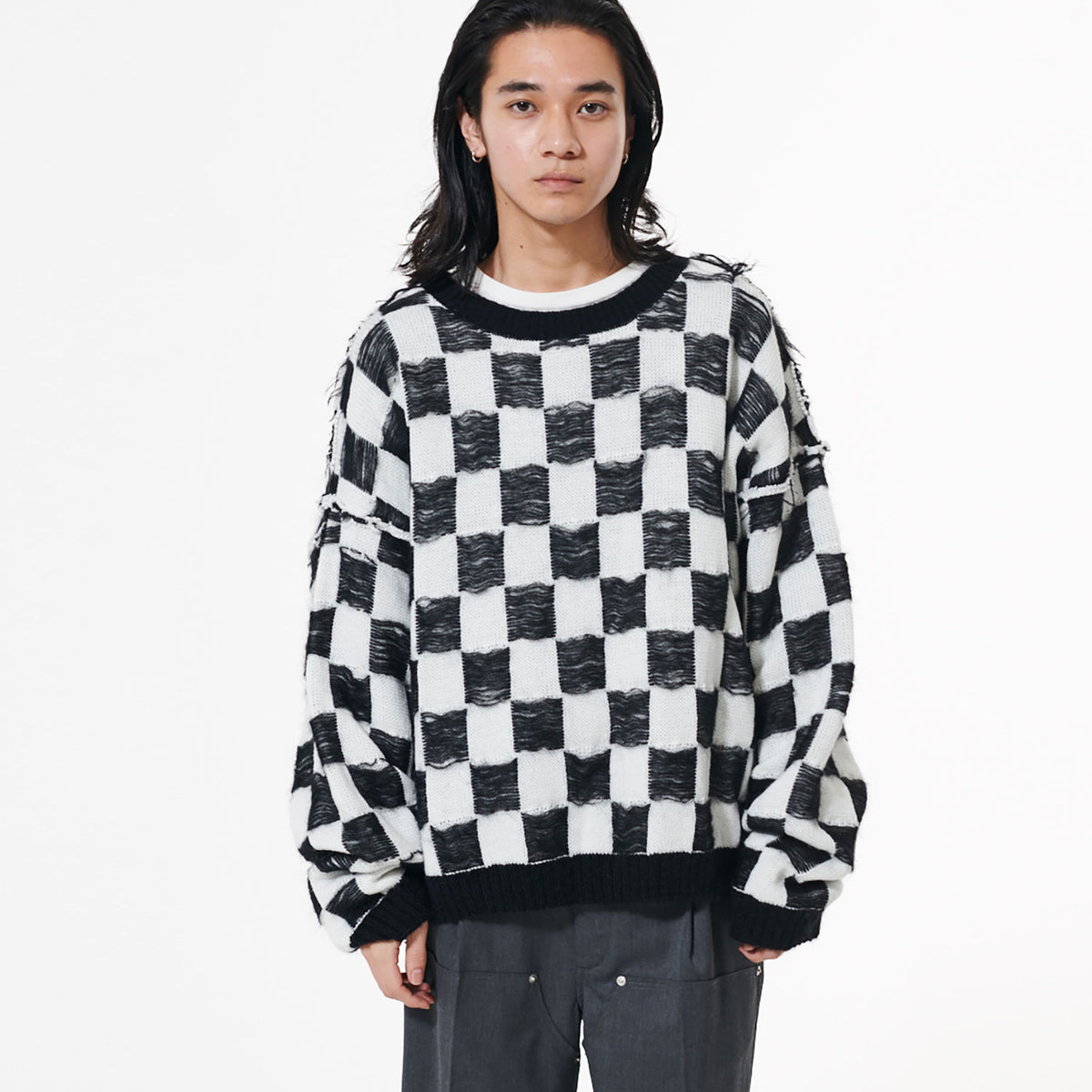 FLAG KNIT [BLACK]