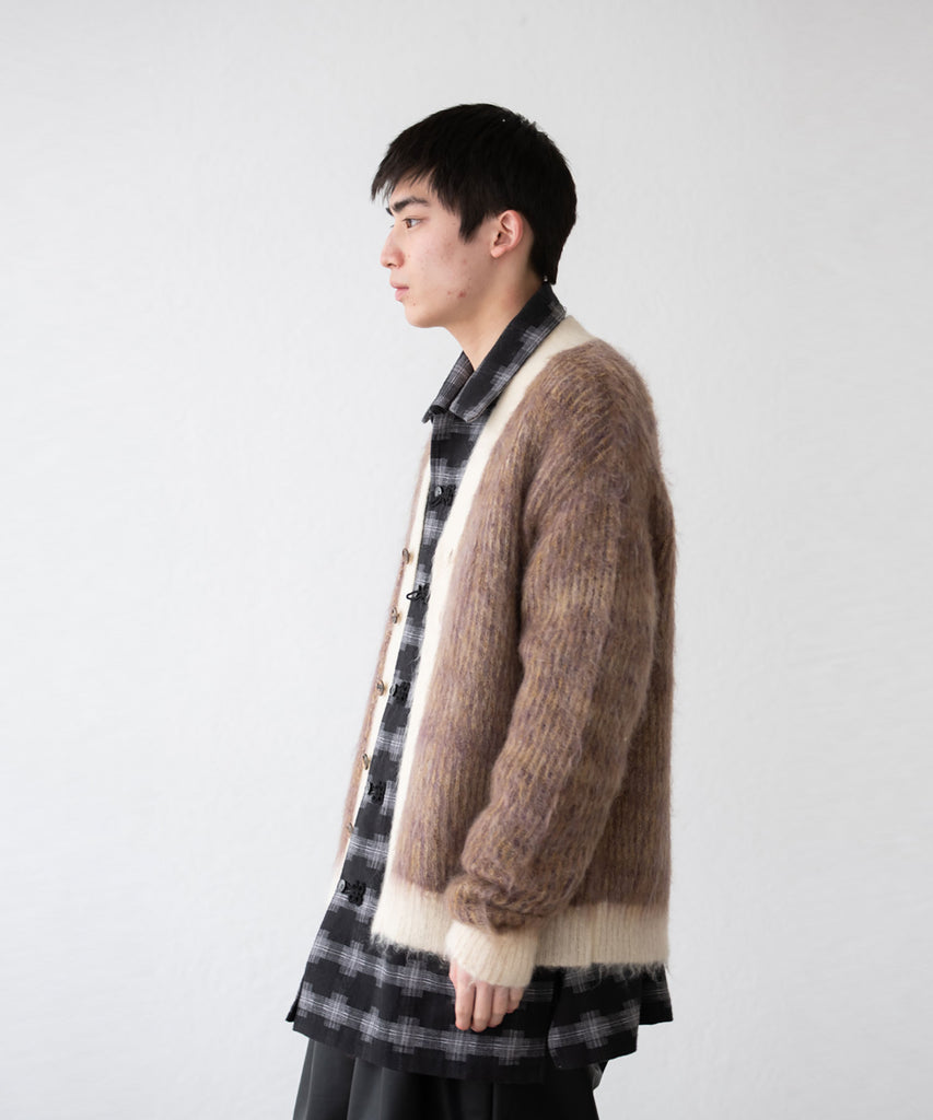 DISCOVERED 21aw SHAGGY KNIT CARDIGAN